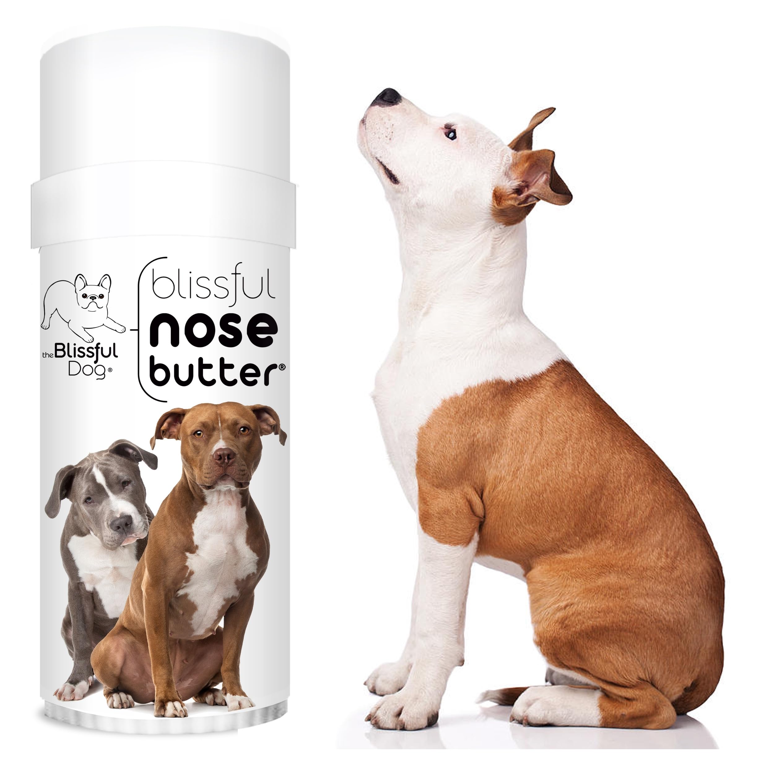 The Blissful Dog American Staffordshire Terrier Nose Butter, Versatile Dog Nose Balm for Dry Nose, Handcrafted Nose Moisturizer,