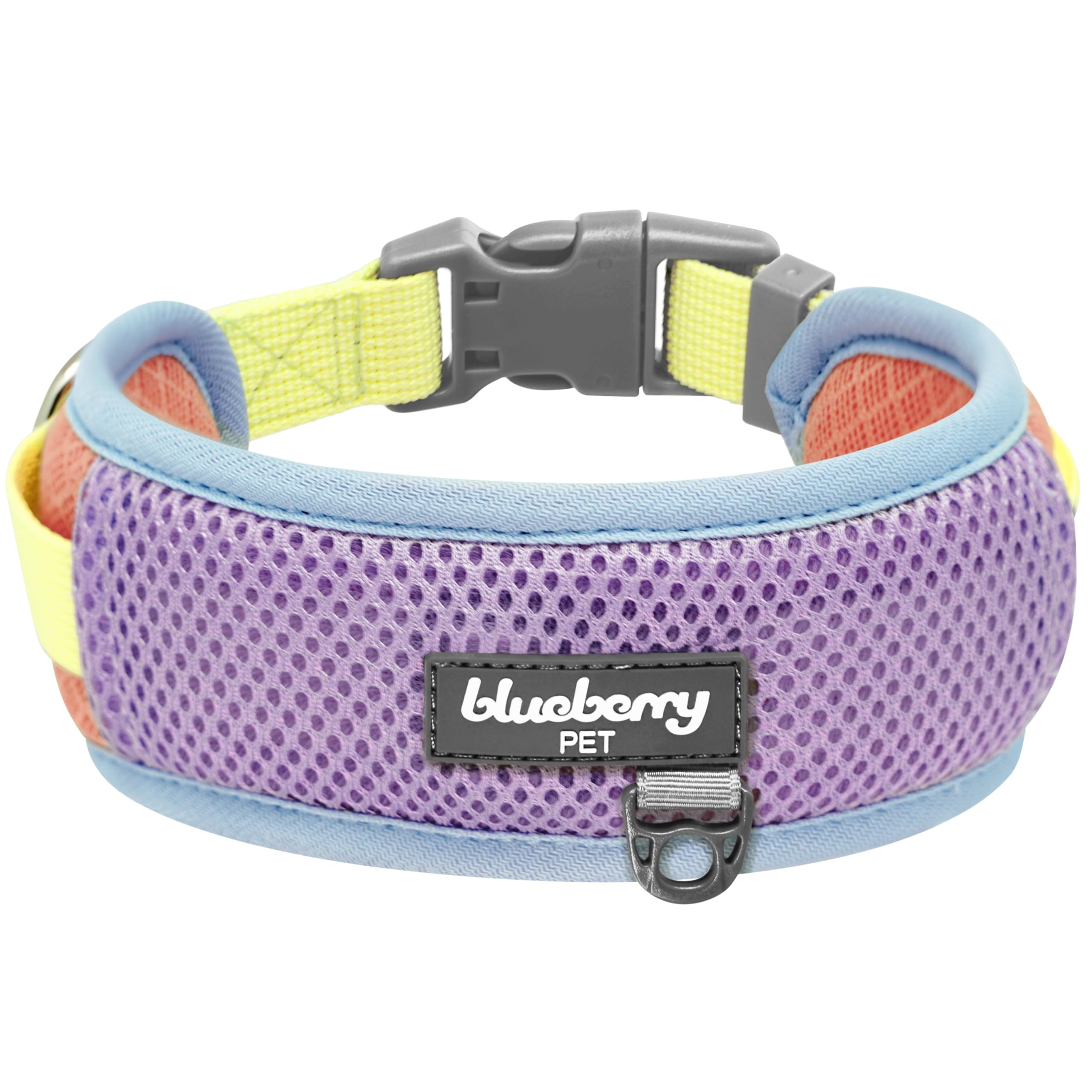 Blueberry Pet Large Dog Collar, Coral & Lilac Girl Dog Collar, Medium Pink Dog Collar For Female Dogs, Award-Winning, Eco-Friend