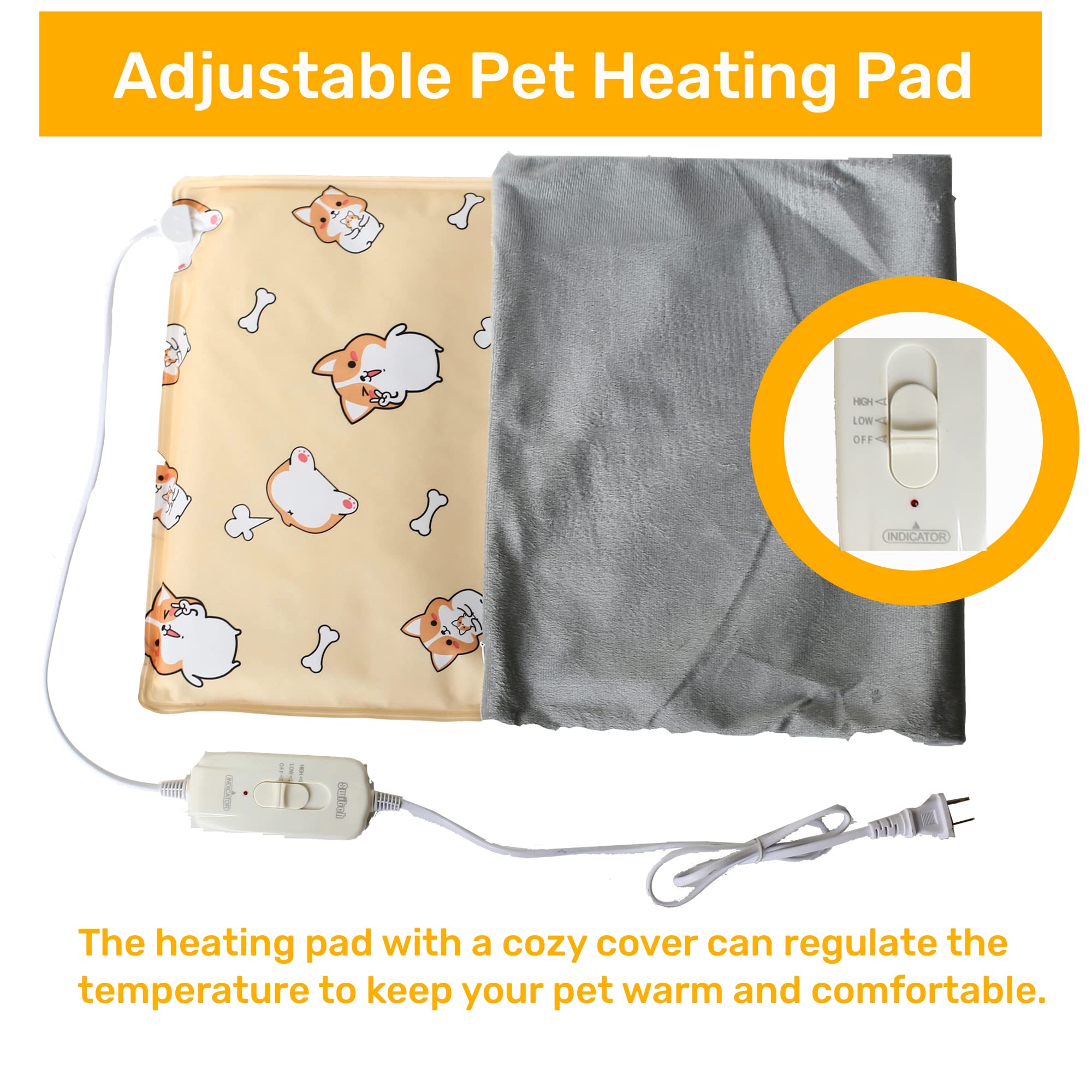 Incubator for Puppies, Kitten Incubator, Puppy Incubator with Pad, Whelping Collars, Puppy Feeding Tube, 6 Charts for Pets Info