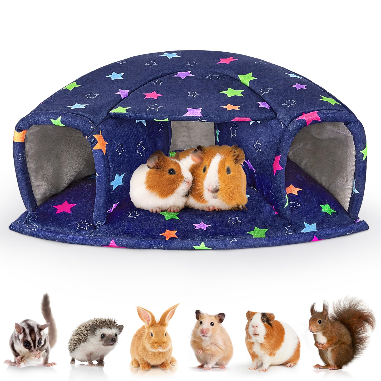 Unicorn Catcher Guinea Pig Hideout Large Guinea Pig Bed Cozy Guinea Pig House Warm Guinea Pig Tunnel Washable Guinea Pig Accesso