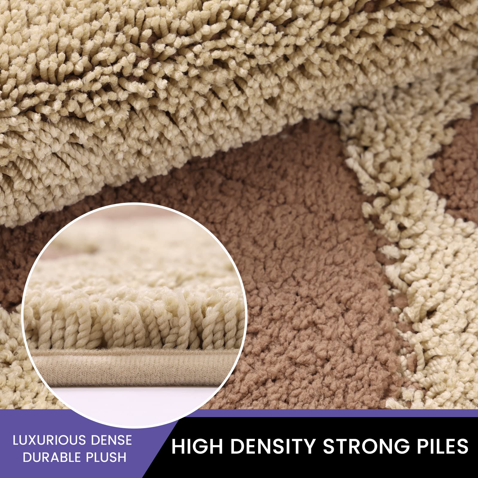 Oiilores Door Mat Indoor Super Absorbent Microfiber Washable Pet Rug, Low-Profile Entryway Rug with Non-Slip Backing, Dirty Trap