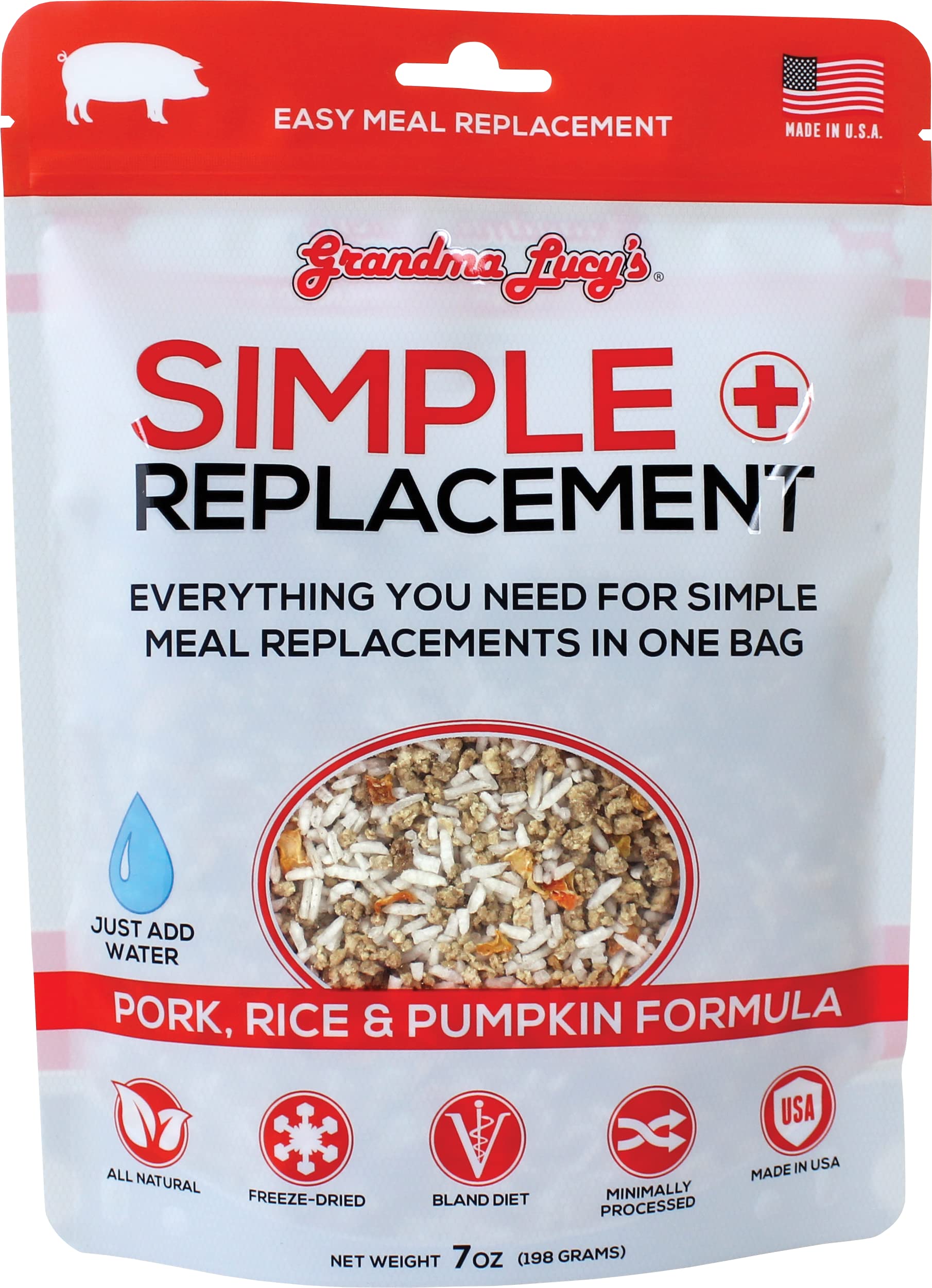 Grandma Lucys Simple Replacement 7 oz, Pork, Rice and Pumpkin
