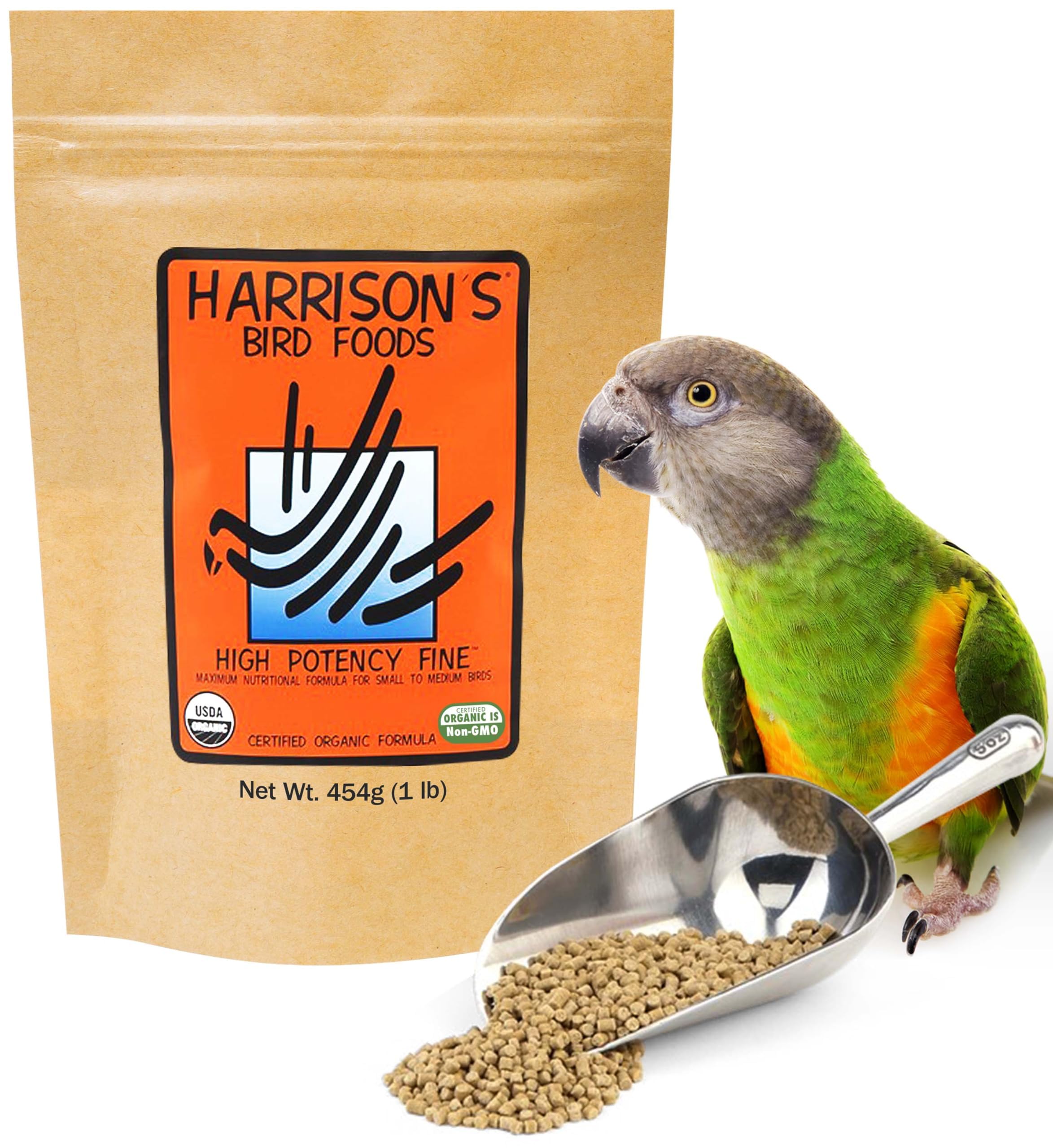 Harrisons Bird Foods High Potency Fine 1lb Certified Organic Non-GMO Formula