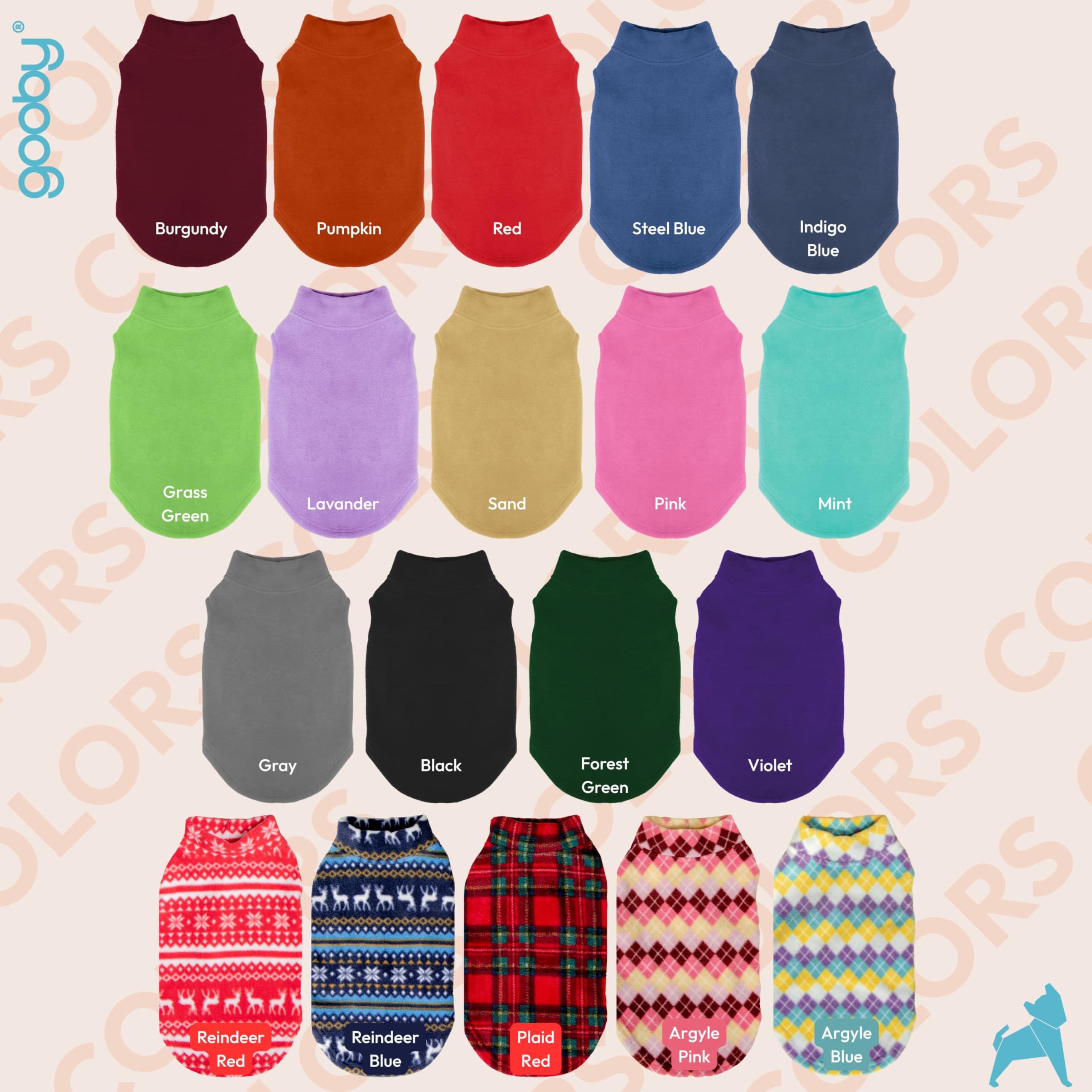 Gooby - Stretch Fleece Vest, Pullover Fleece Vest Jacket Sweater for Dogs, Grass Green, 4X-Large