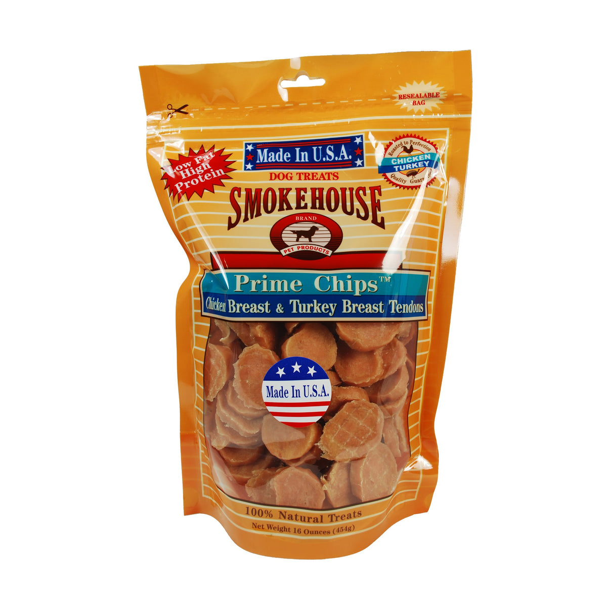 Smokehouse 100-Percent Natural Prime Chips Dog Treats