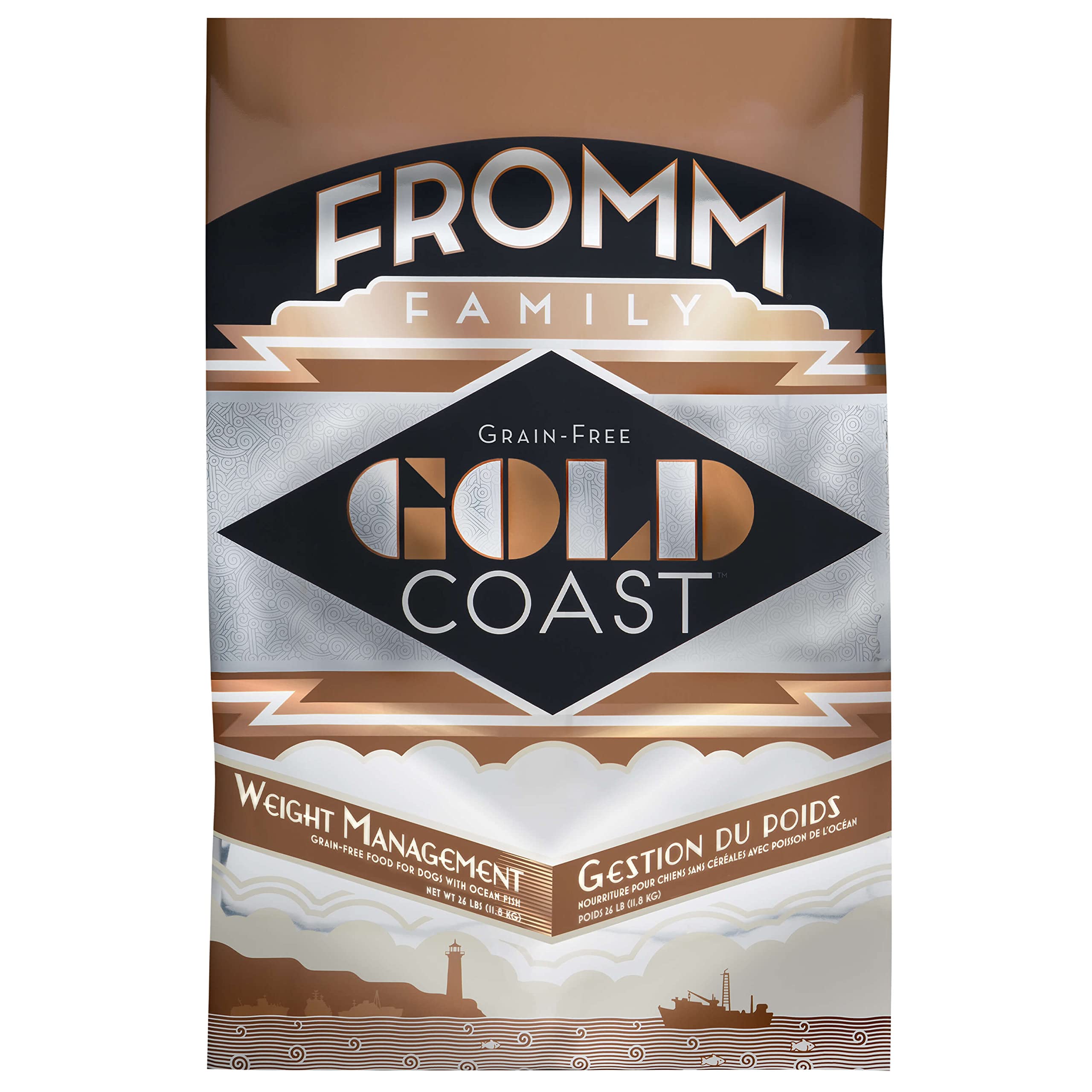 Fromm Gold Coast Weight Management Premium Dog Food - Weight Management Dry Dog Food - Whitefish Recipe - 26 lb