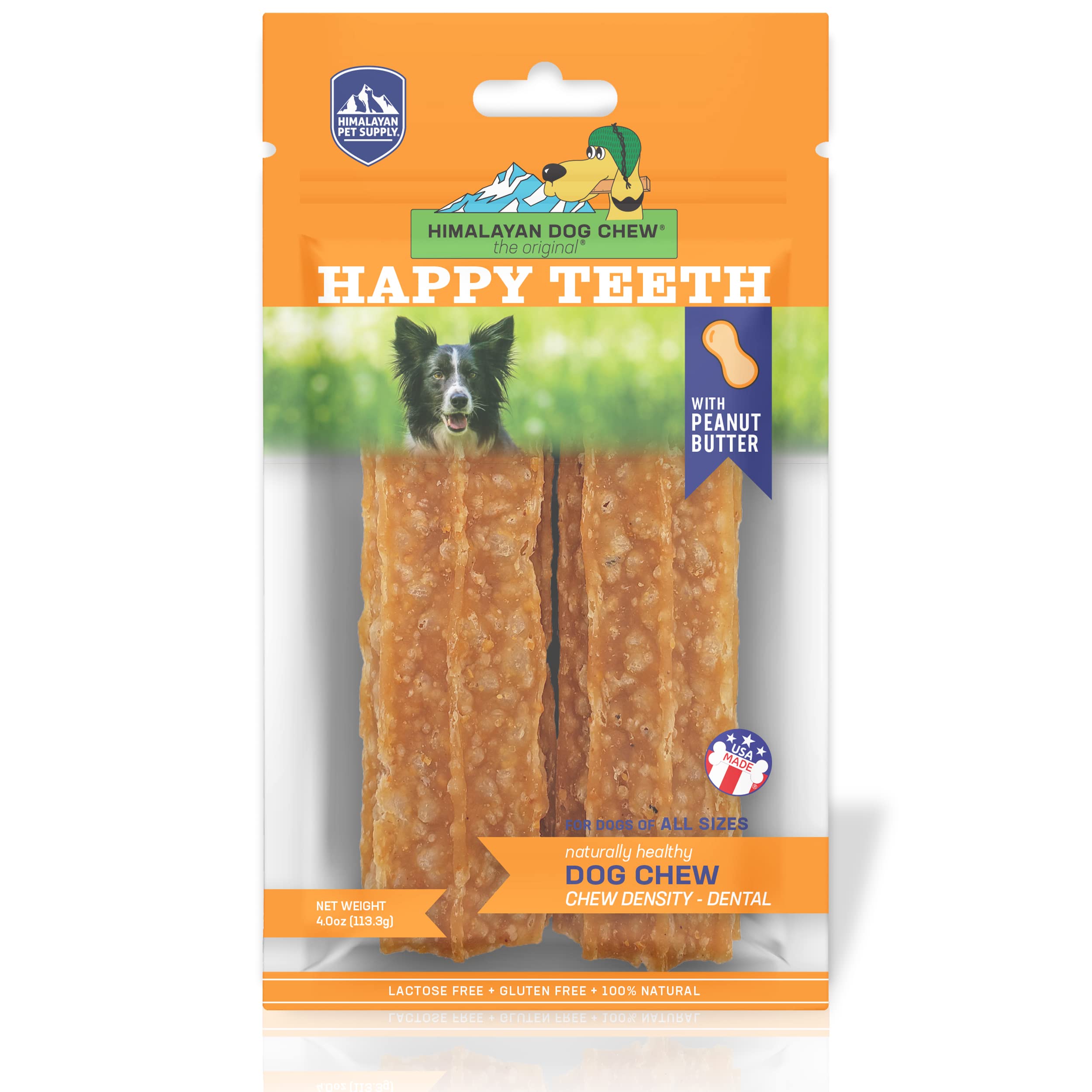 Himalayan Dog Happy Teeth Peanut Butter Large