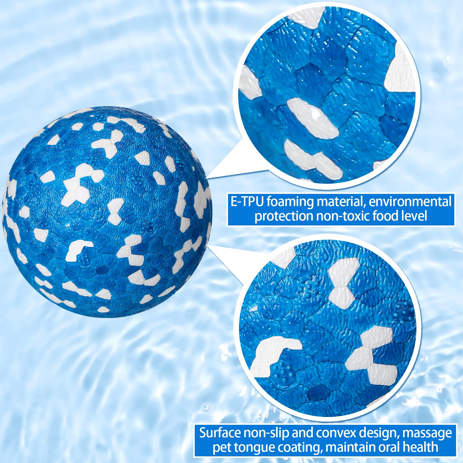 Lenwen 10 Pcs Dog Toy Ball For Aggressive Chewers Interactive Dog Ball For Boredom And Stimulating Bouncy Floating Rubber Toy Fo