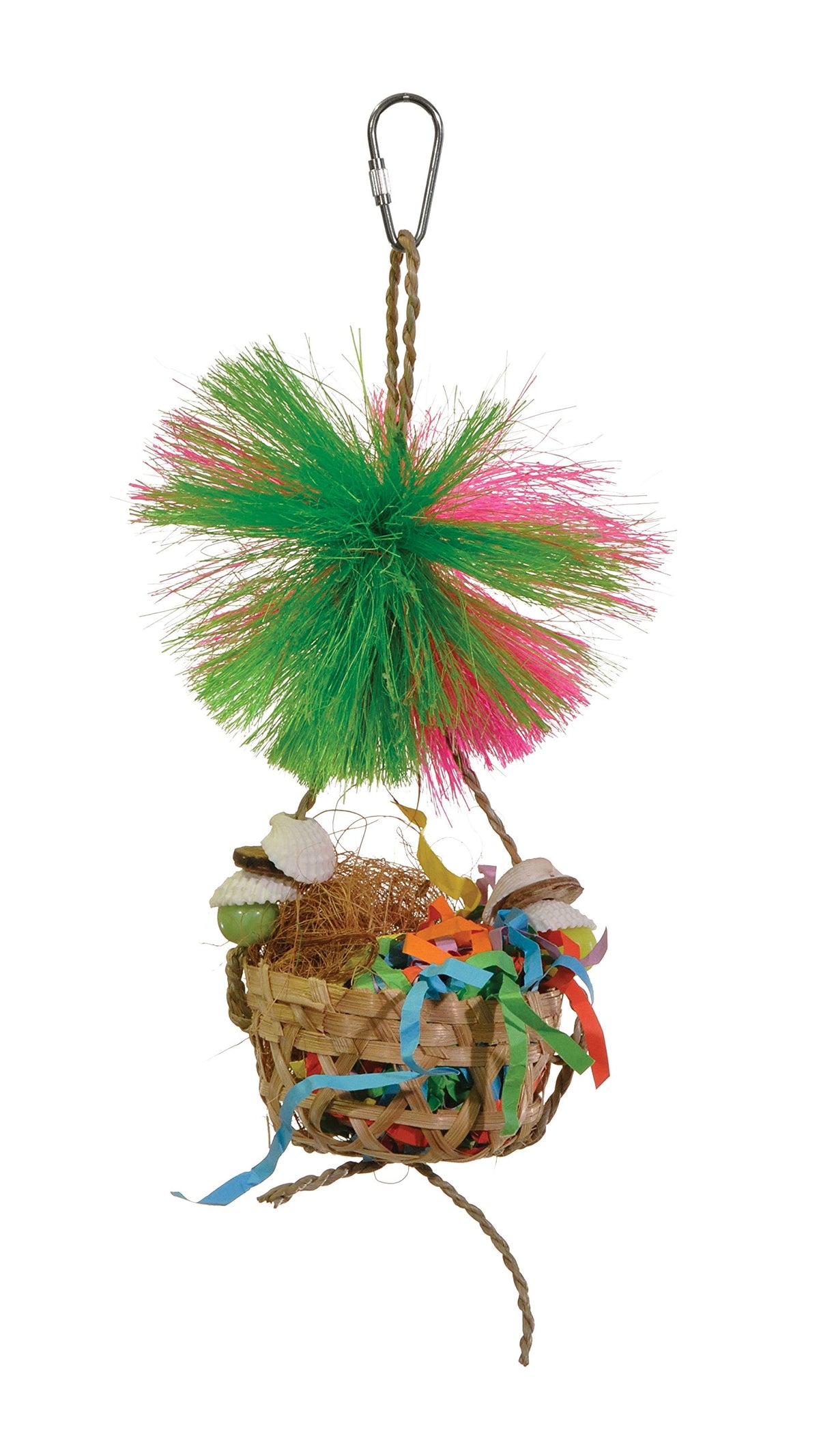 Prevue Pet Products Prevue Pet Products Tropical Teasers Up & Away Bird Toy 62511, Multi, 8.5 X 3.5'