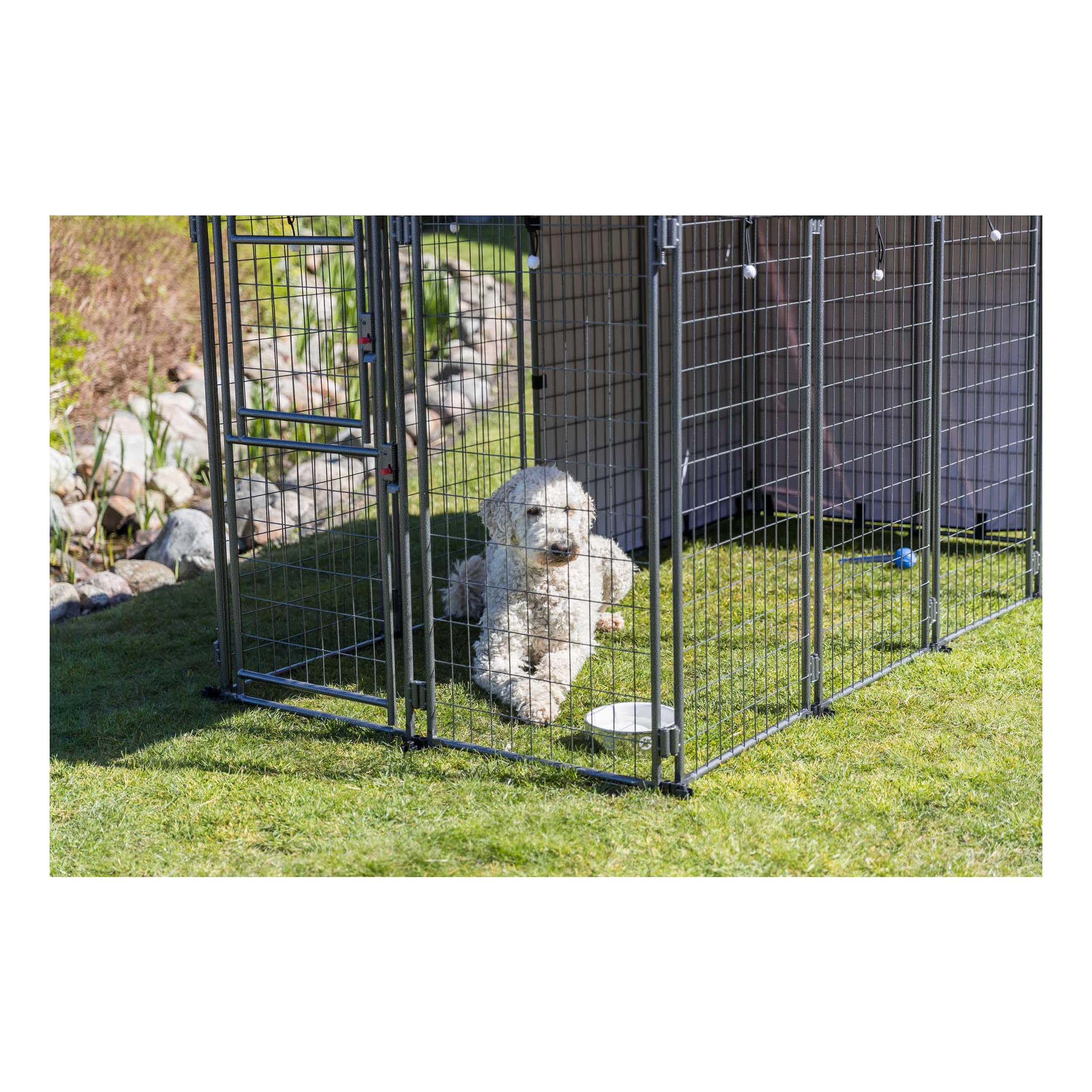 Trixie Dog Kennel Sunshade, All Weather Protection Side Panels, Fits 8X4X4.5-Ft Kennel, Xxl