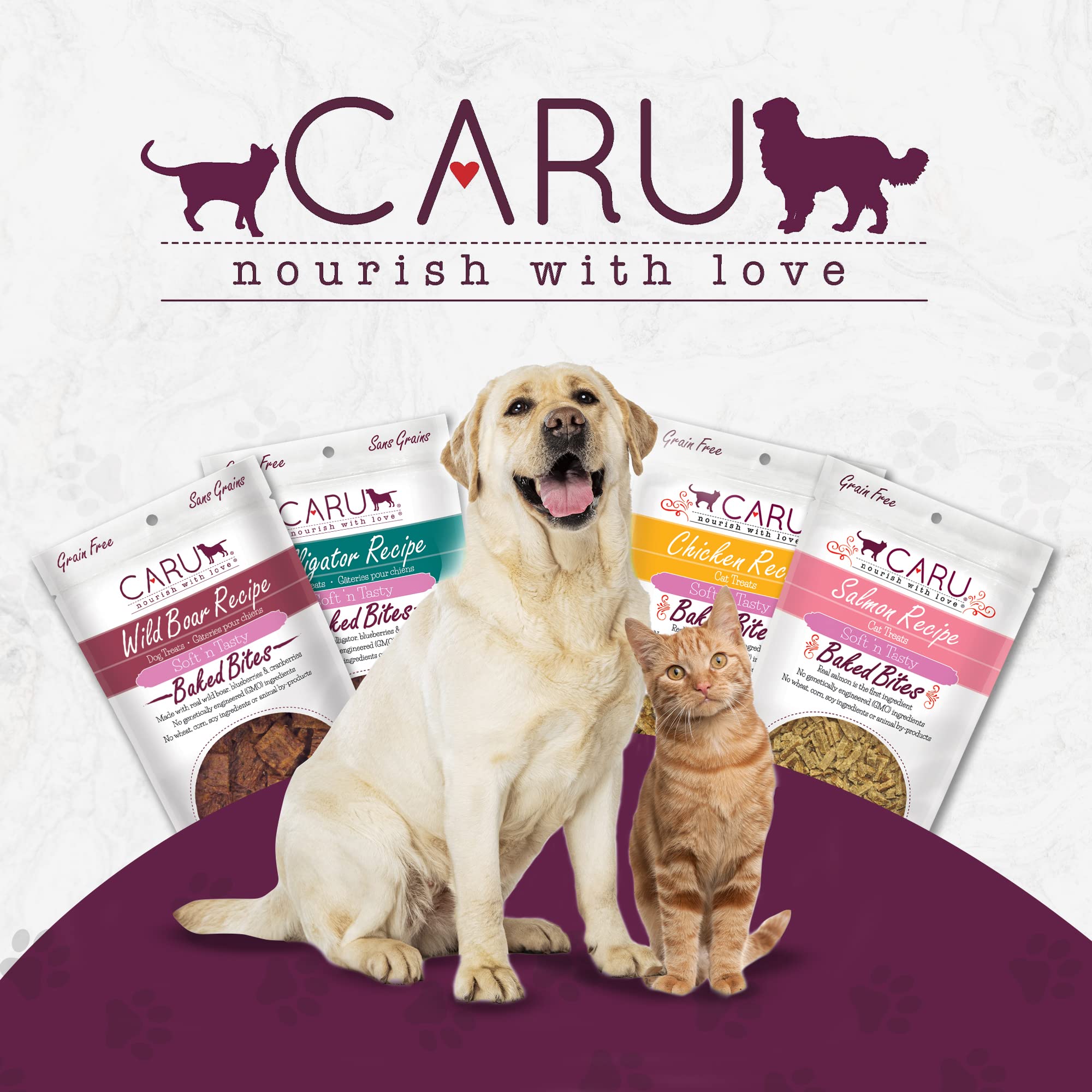 CARU - Soft n Tasty Baked Bites - Duck Bites Dog Treats - Flavorful Training Treats - 4 oz