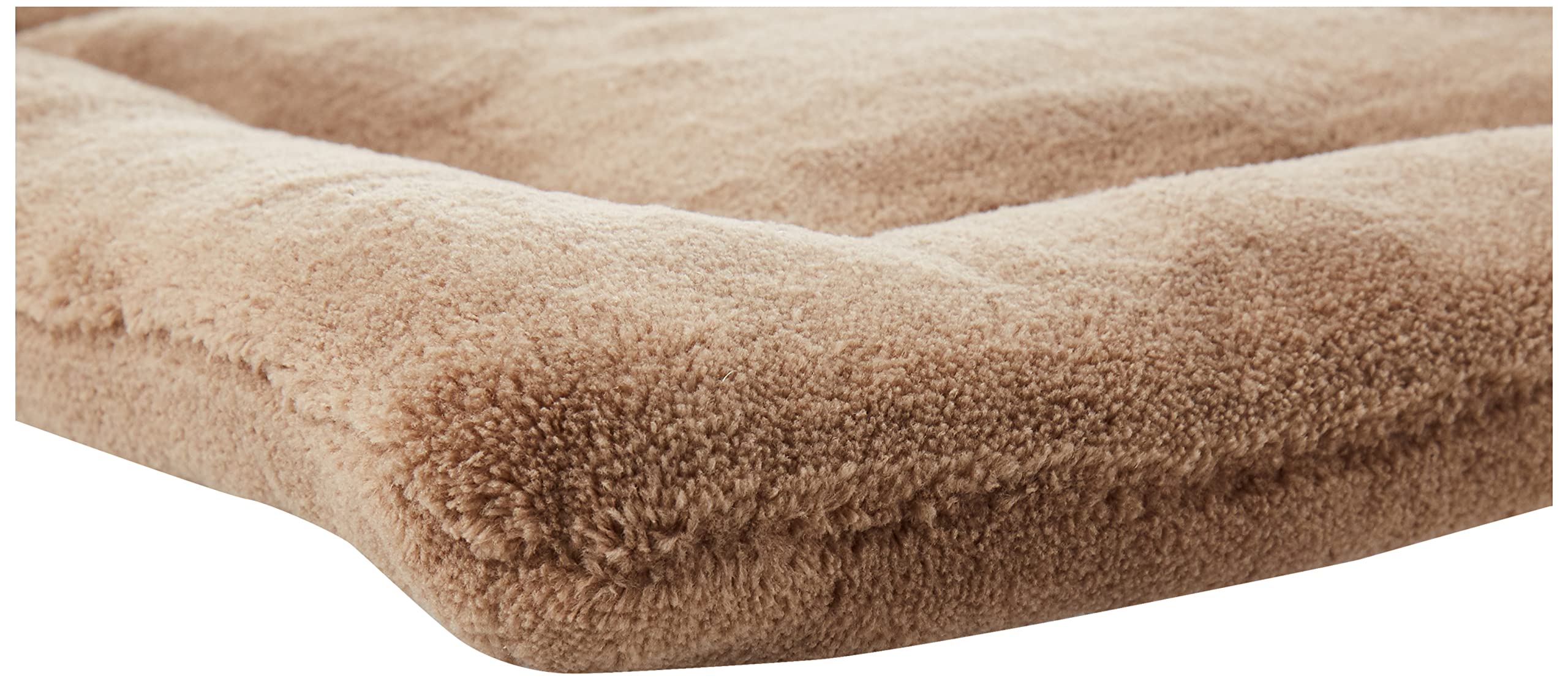 Midwest Homes For Pets Deluxe Micro Terry Pet Bed, Dog Bed & Crate Mat, Taupe, 22-Inch