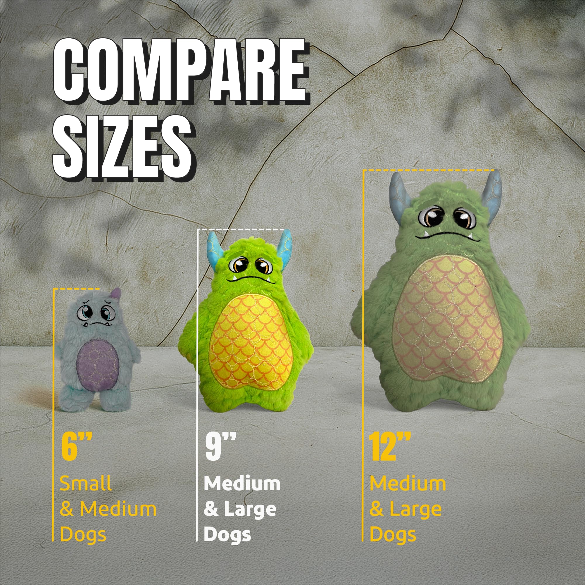 Bite Force - Durable & Strong Dog Toy with Squeaker, Kevlar-Reinforced for Aggressive chewers,