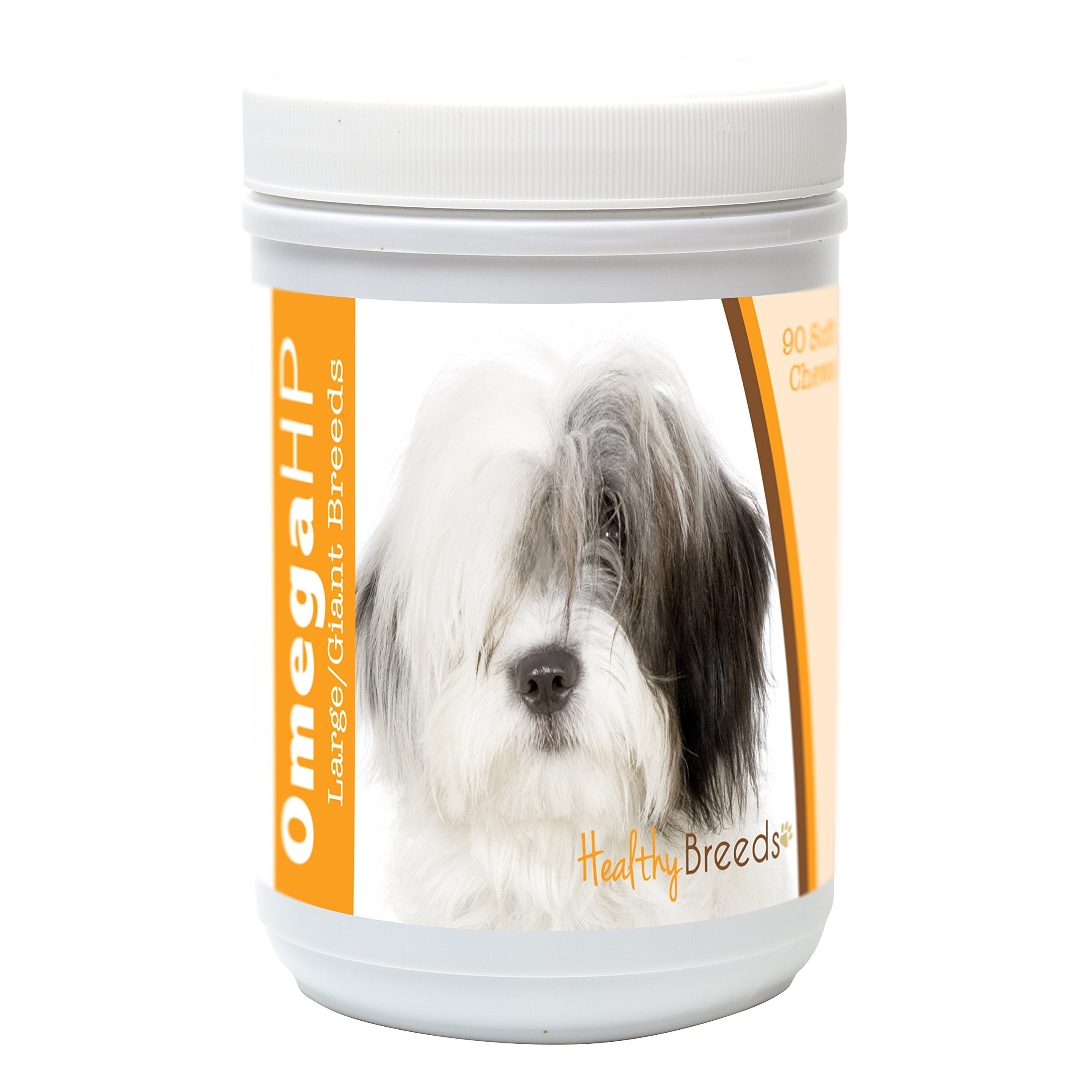 Healthy Breeds Old English Sheepdog Omega HP Fatty Acid Skin and Coat Support Soft Chews 90 Count