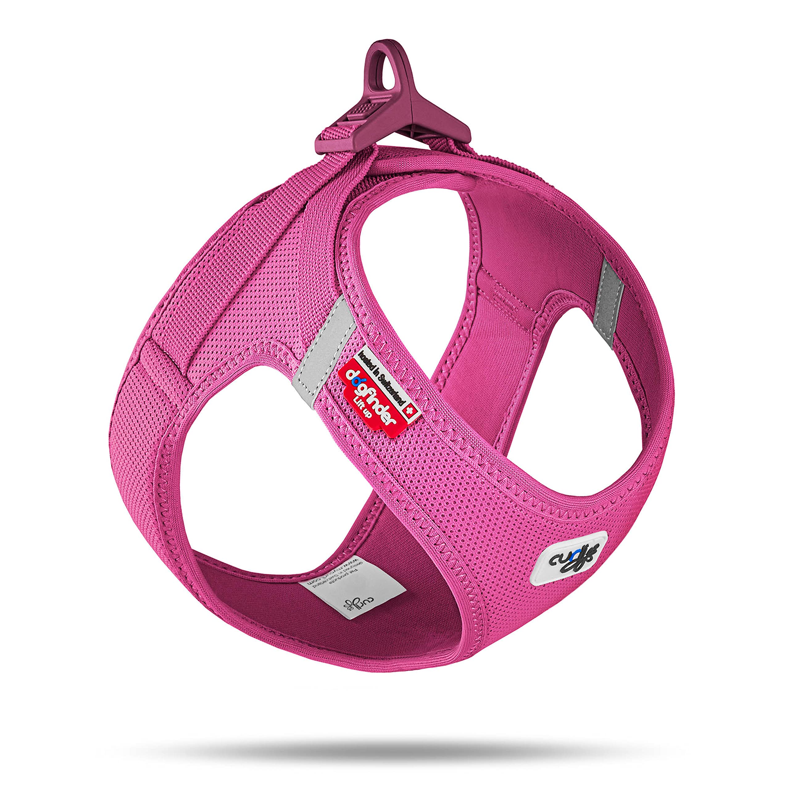Vest Harness Curli Clasp Air-Mesh Fuchsia S