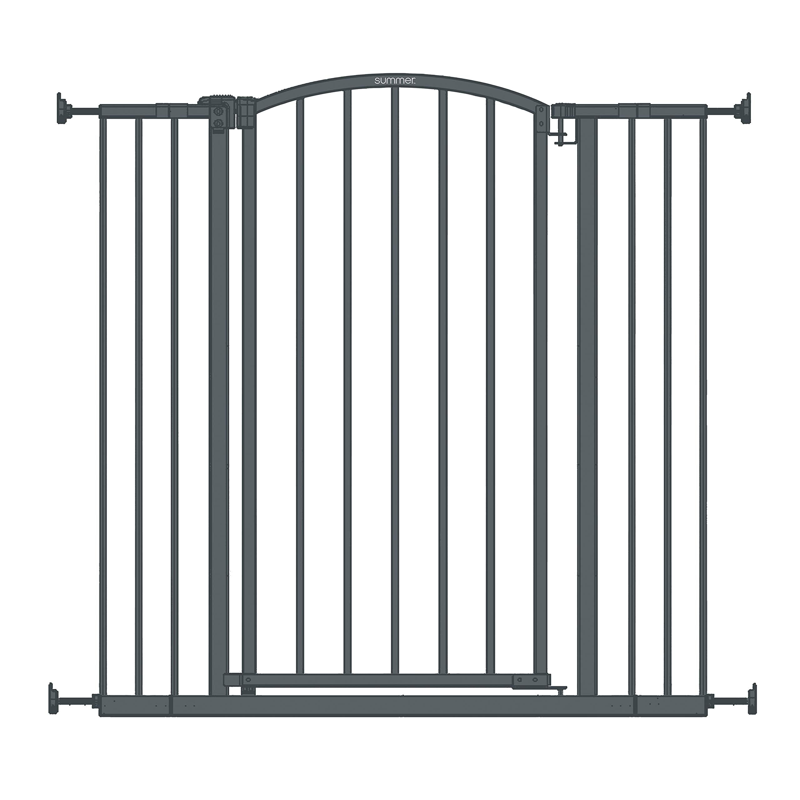 Summer Infant Extra Tall Decor Safety Pet and Baby Gate, 28    - 38.25    Wide, 36'' Tall, Install In-between Rooms, Doorways an