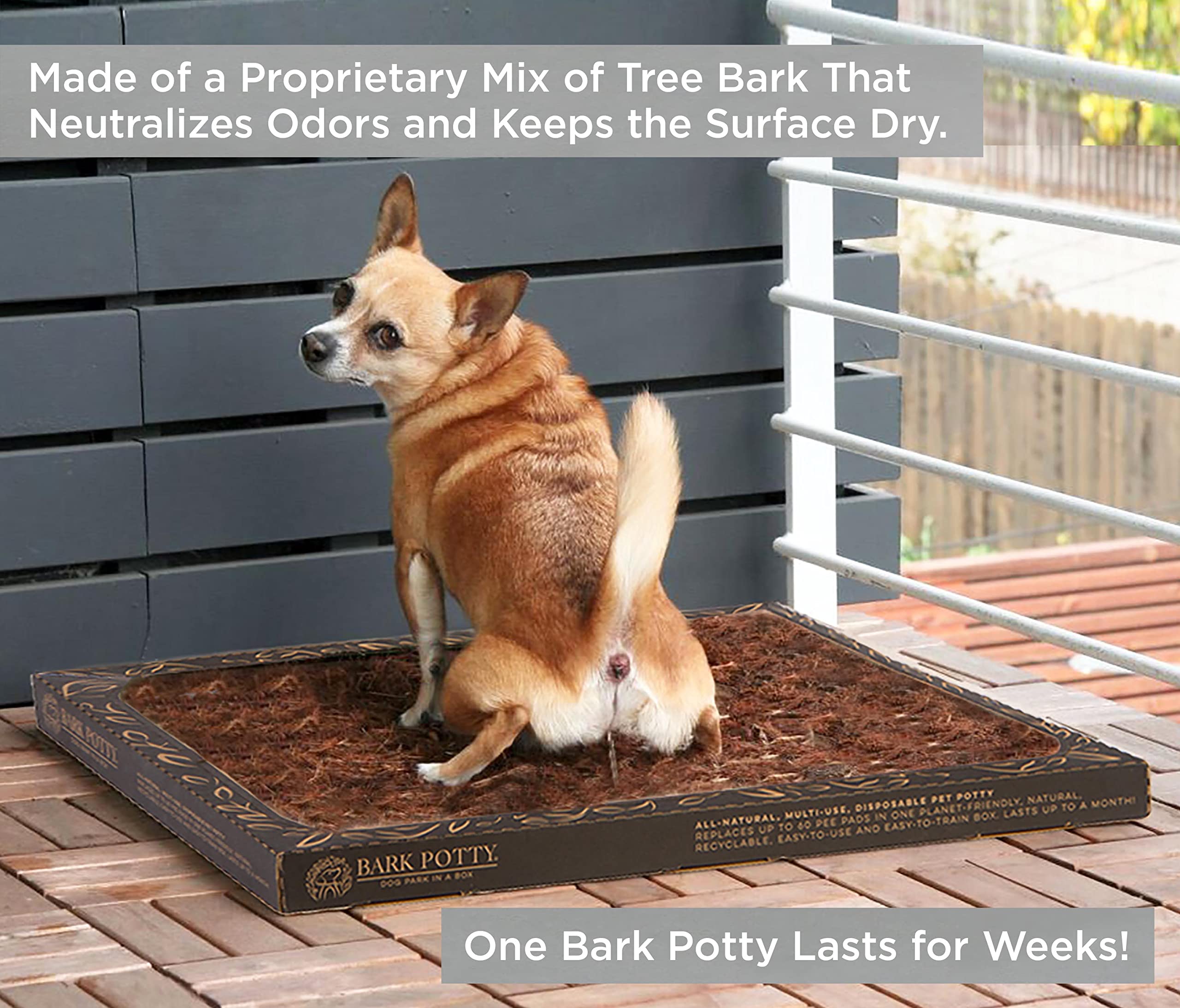 Bark Potty Disposable Training Pads, Multi Use Leak-Proof And Odor Control Puppy Pee Pads | 30 X 20 Standard Pee Pads For Dogs | Natural Bark Potty Pads For Dogs - Dog Housebreaking & Puppy Supplies