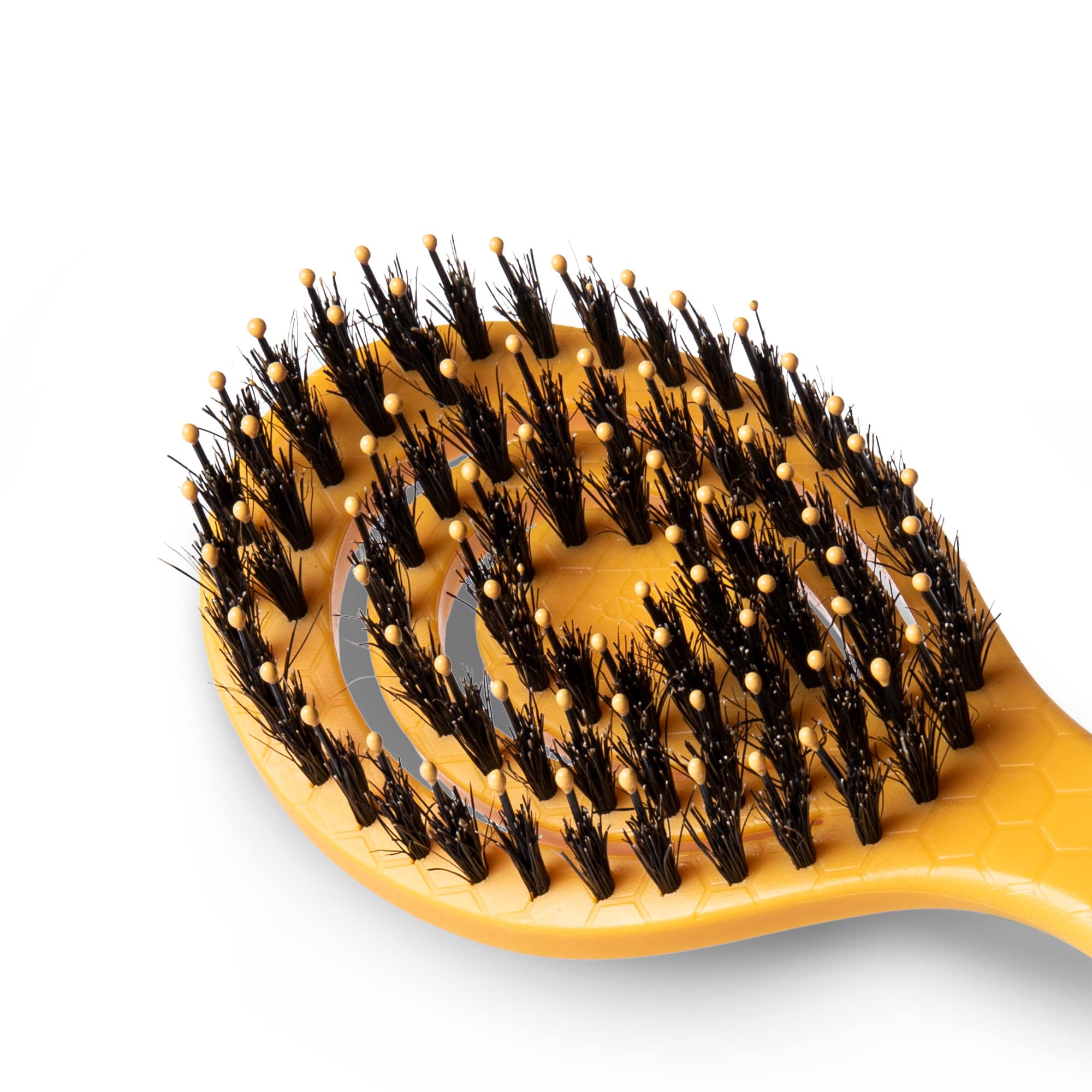 Burt’S Bees For Pets Porcupine Bristle Brush For Puppies And Small Dogs With Handle Made From Recycled Plastics Collected From Coastal Communities | Flex-Head Grooming Brush For Dogs