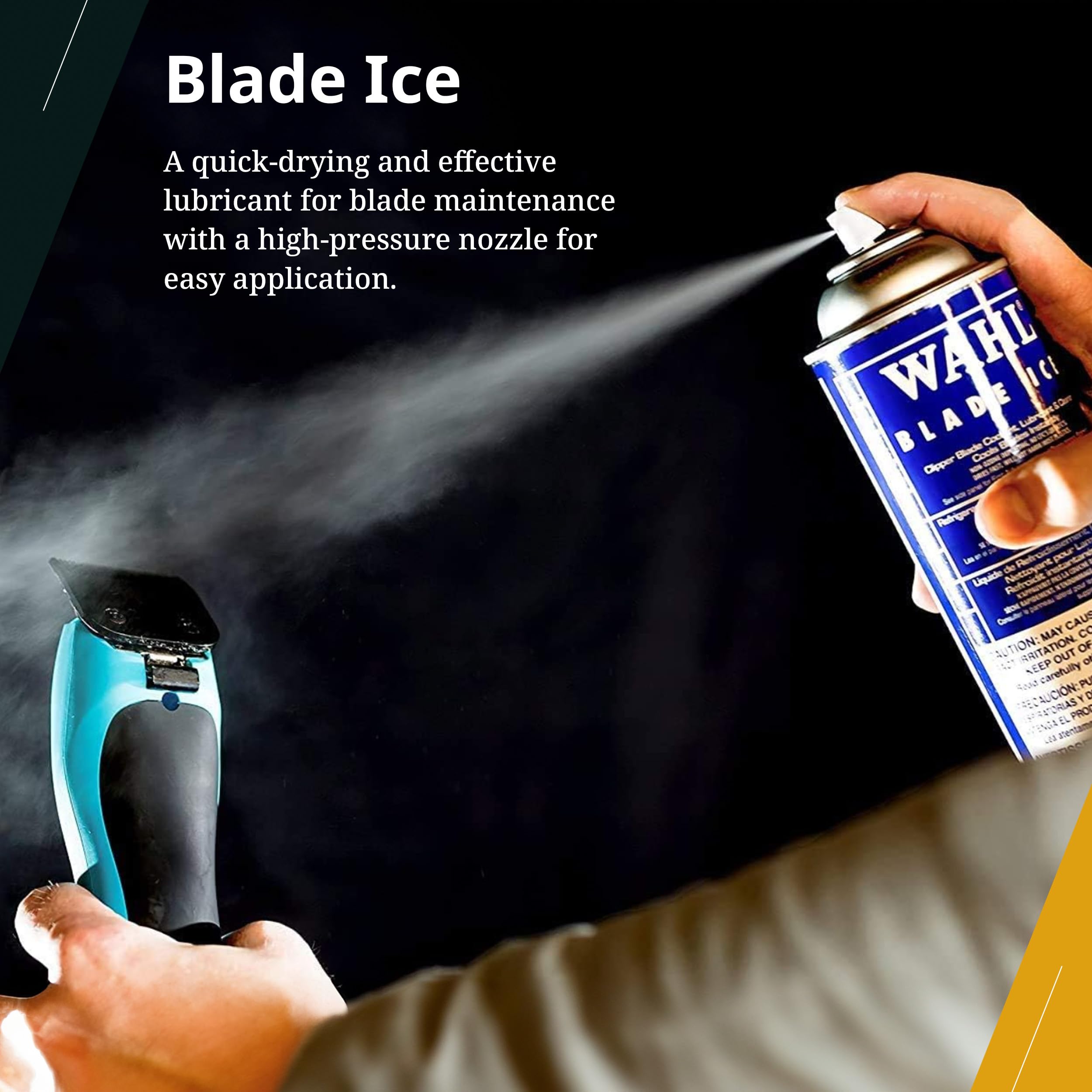 Wahl Professional Blade Ice Spray Blade Coolant Cleaner Lubricant Instant Cooling 414ml