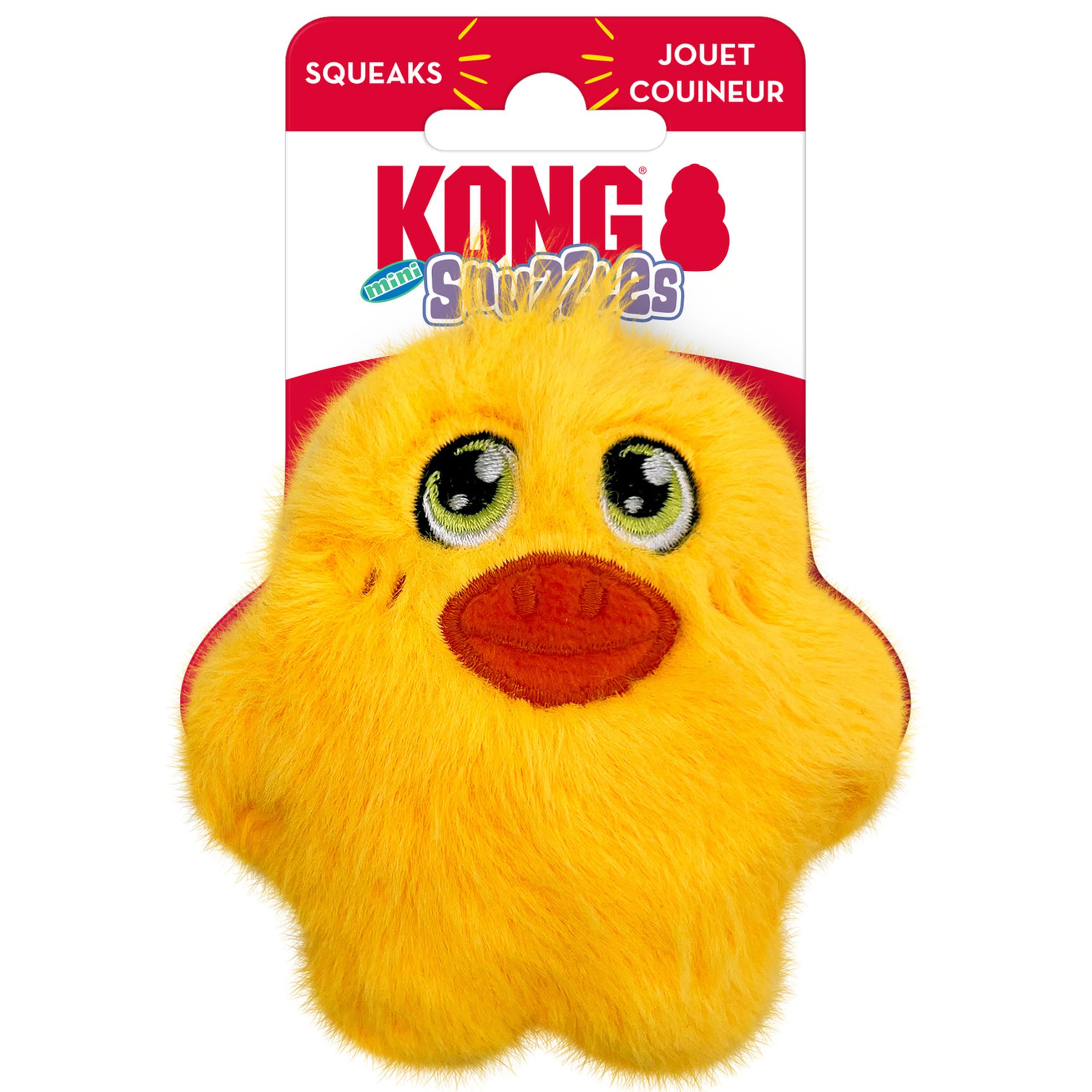 Kong Snuzzles Kiddos Mini Squeaker Dog Toy Extra Small (Duck)