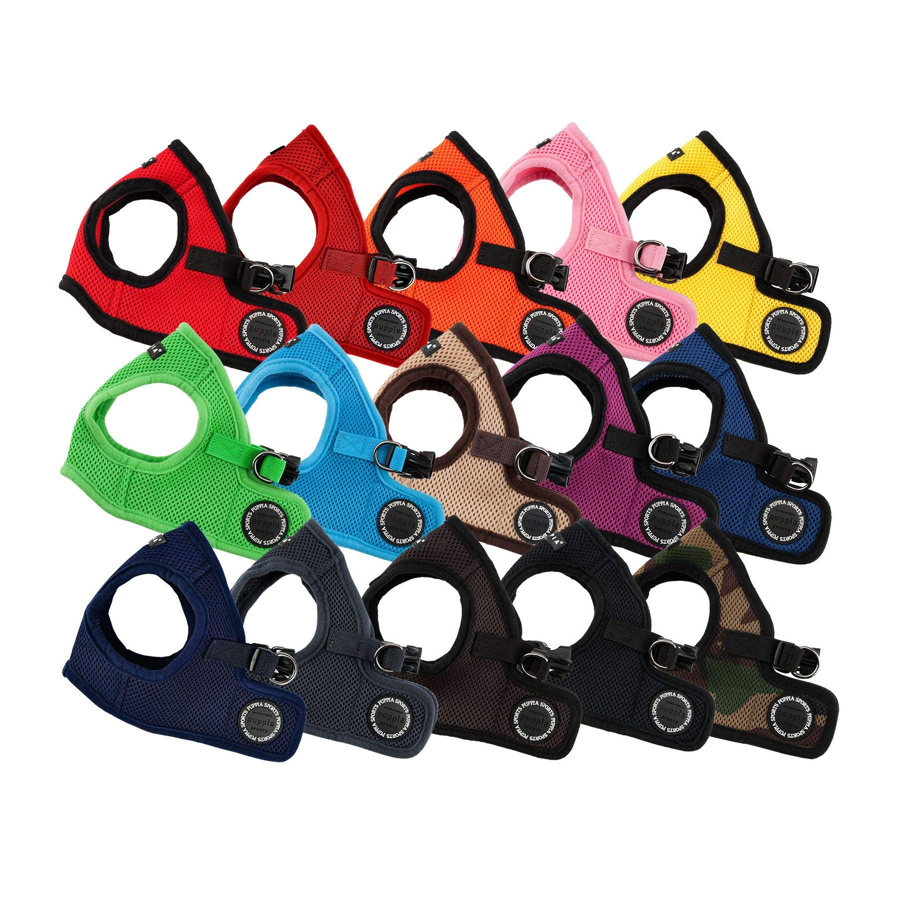 PUPPIA International PUAH305NYMD Soft Harness B Vest, Medium,Navy