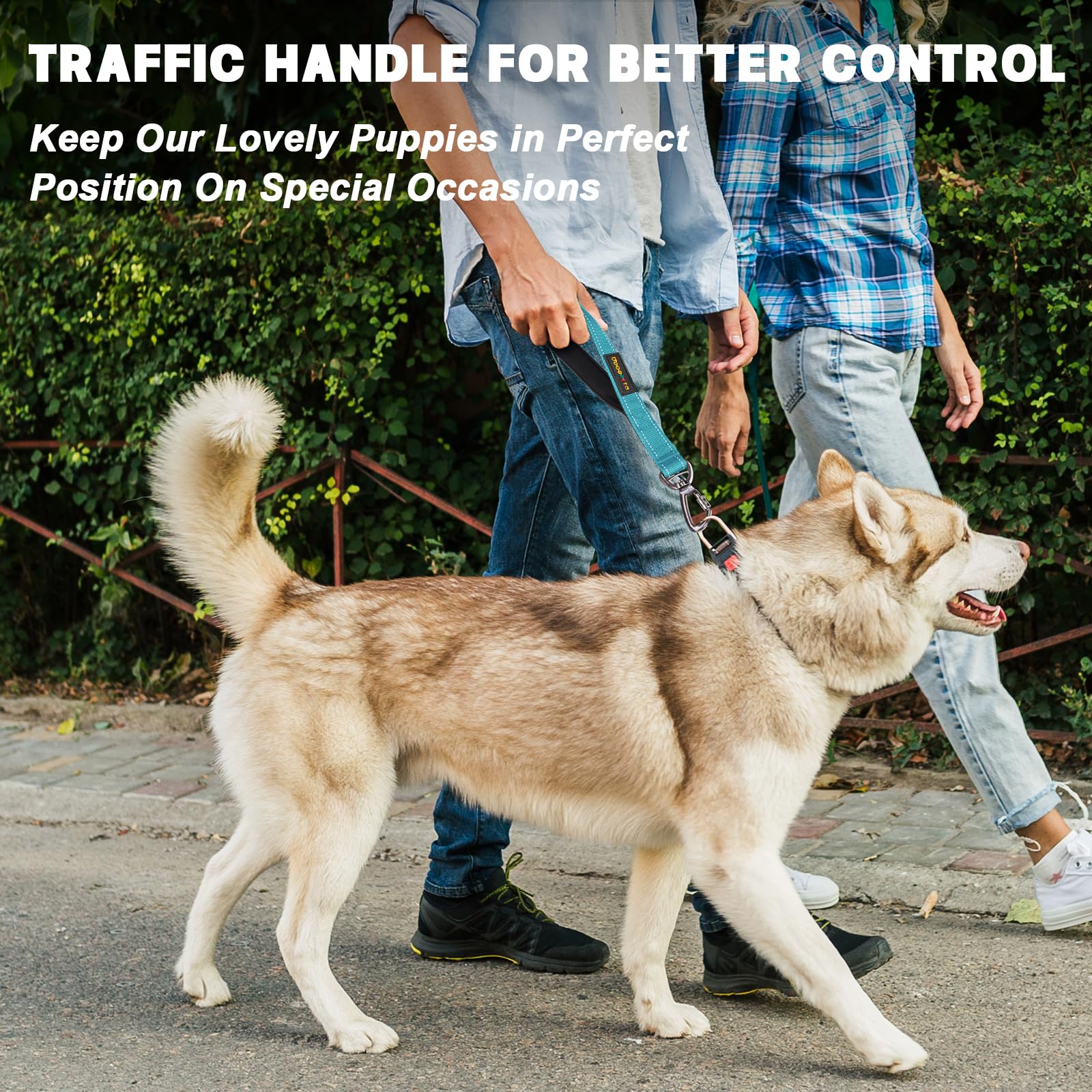 Dog Seat Belt Harness For Car, Dog Car Leash With Car Headrest & Buckle, Reflective Short Dog Leash, Pet 15 Inch Heavy Duty Leas