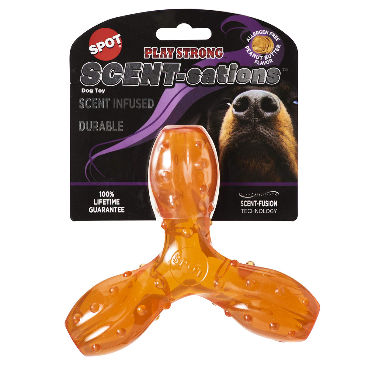 Ethical Pet Products 68054595: Toy Scent-Sation Tripod, Peanut Butter 6In