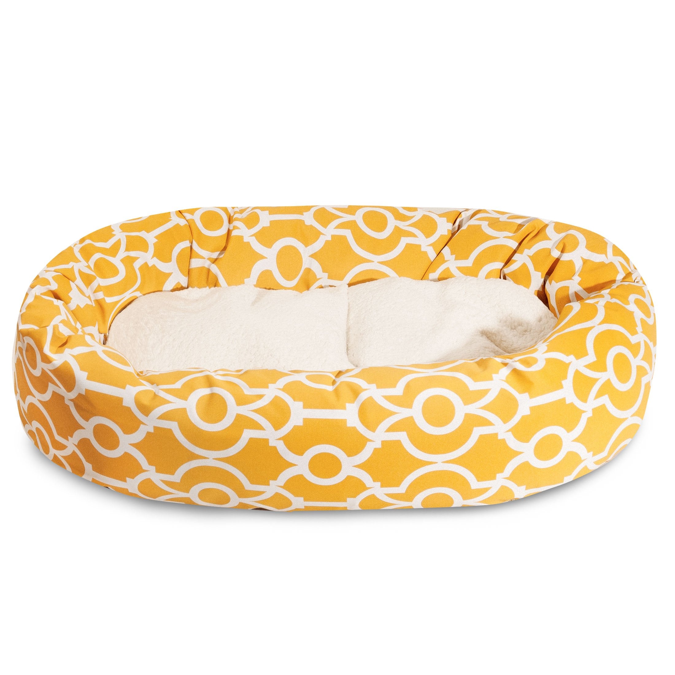 Majestic Pet 32' Athens Citrus Sherpa Bagel Bed