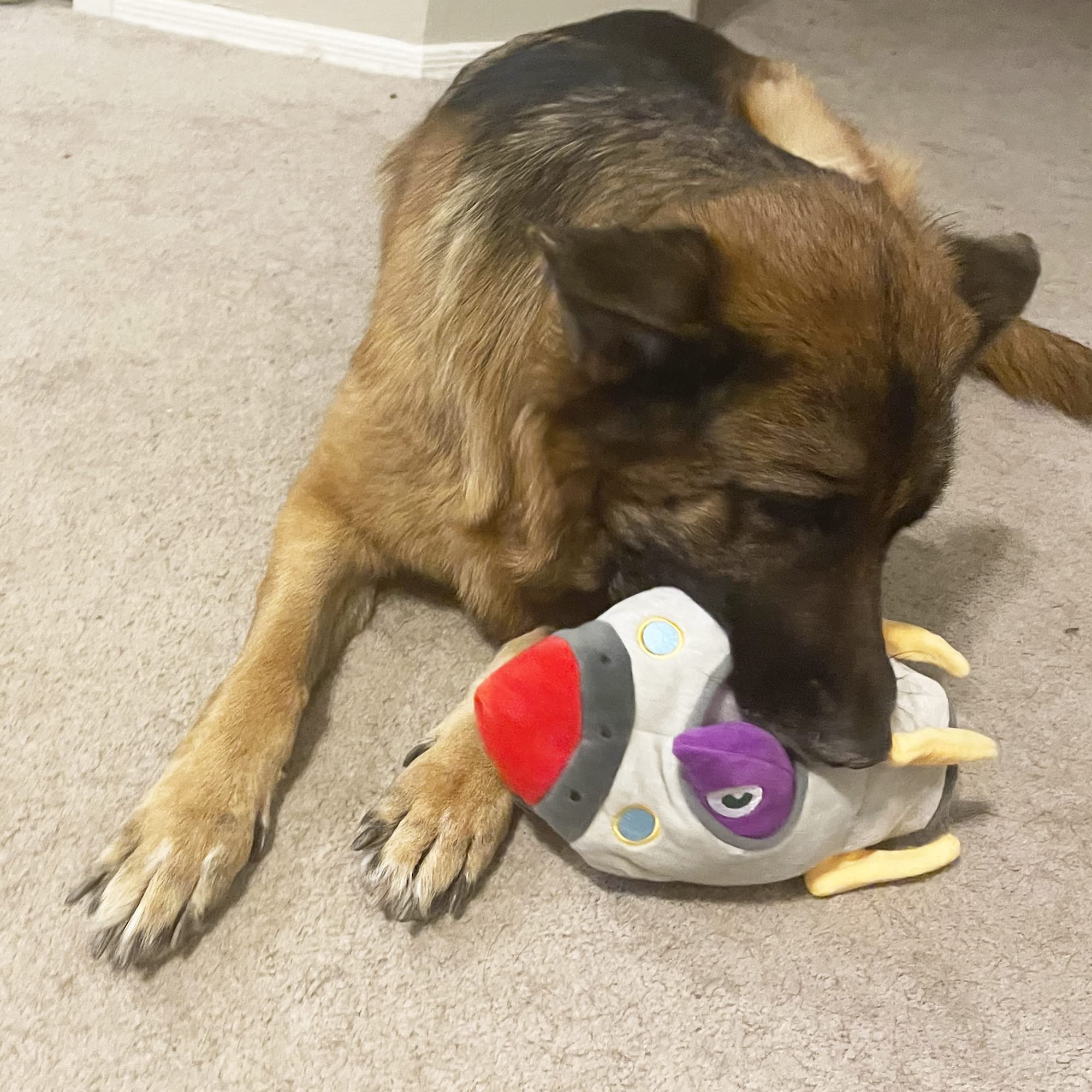 Jalousie Multipack Dog Squeaky Toys Strong Almost Indestructible, With Added Liner For Longer Play Dog Chew Toys (6 Pack Spacesh