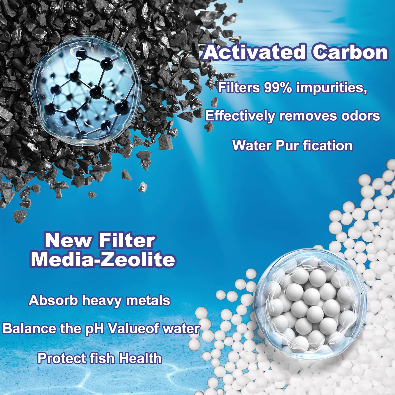 Jiaxix 10 Pack Replacement Filter Cartridges Large For Aqueon,Large Filter Compatible With Aqueon Quietflow Power Led Pro & Powe