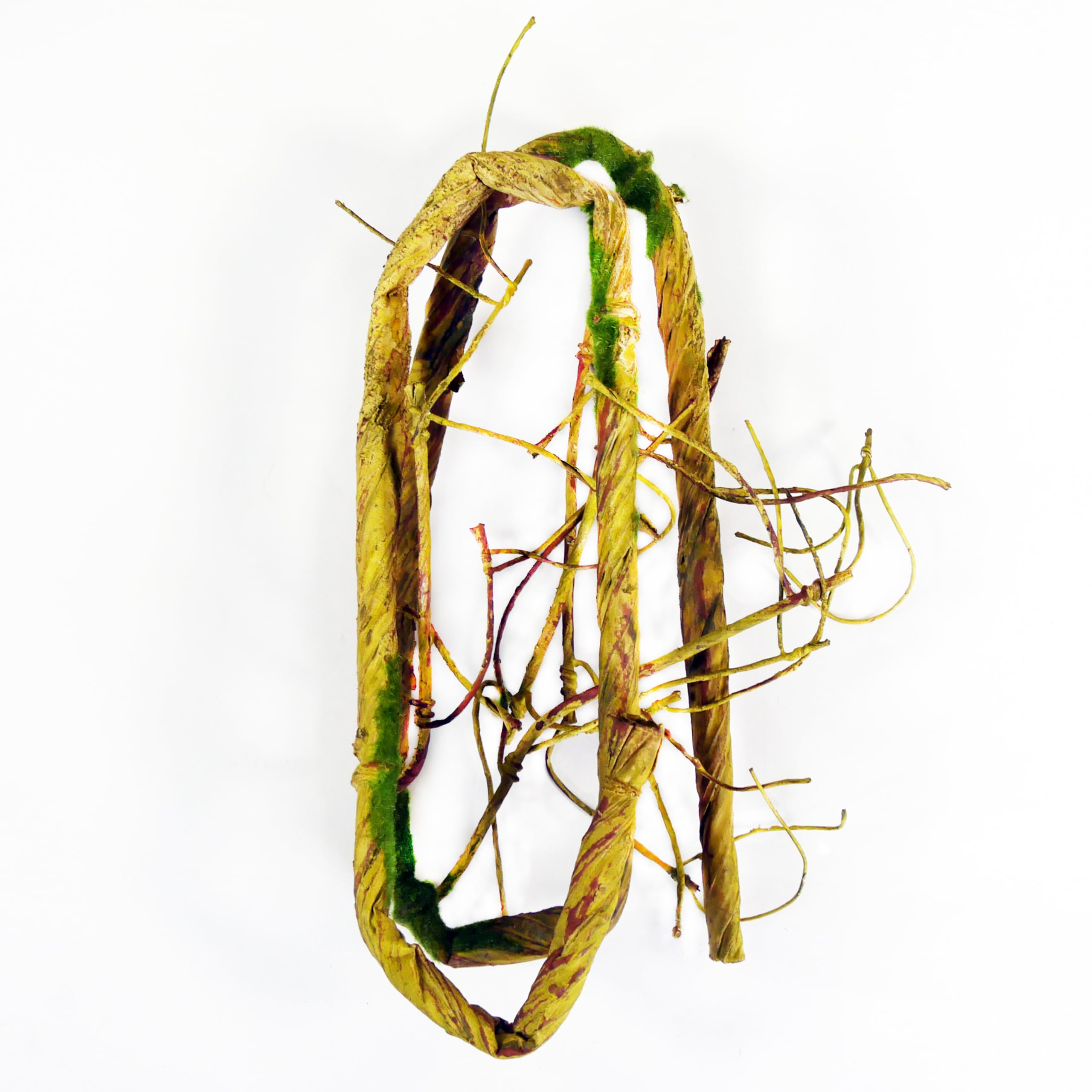 Penn-Plax Reptology Reptile Climber-Vine – Thick Green Vine Decoration For Terrariums – 5” Length (Rep401)