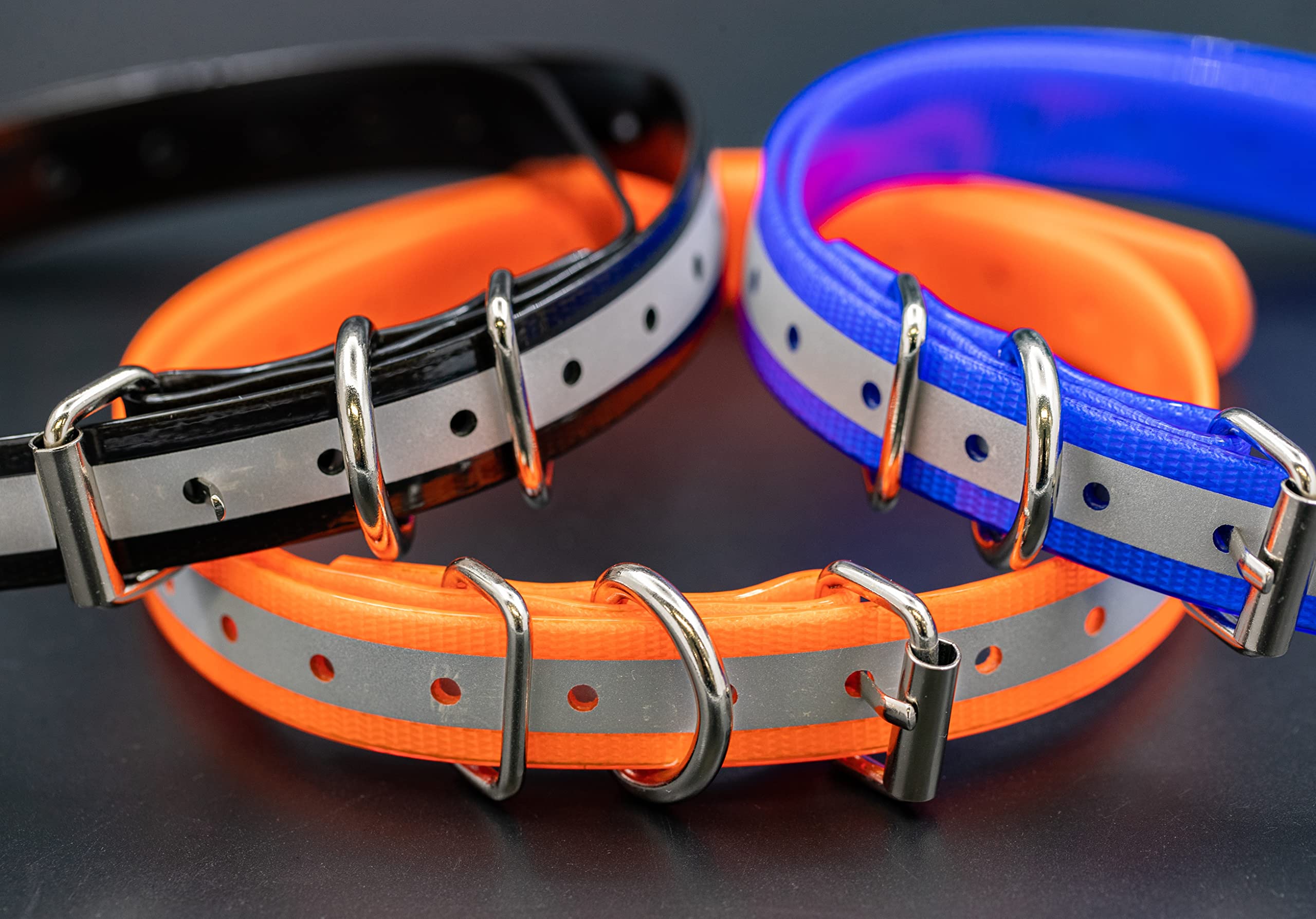 Trainpro Replacement     Collar Strap Bands With Double Buckle Loop Training For All Brands Of Pet Shock Bark E Collars And Fenc