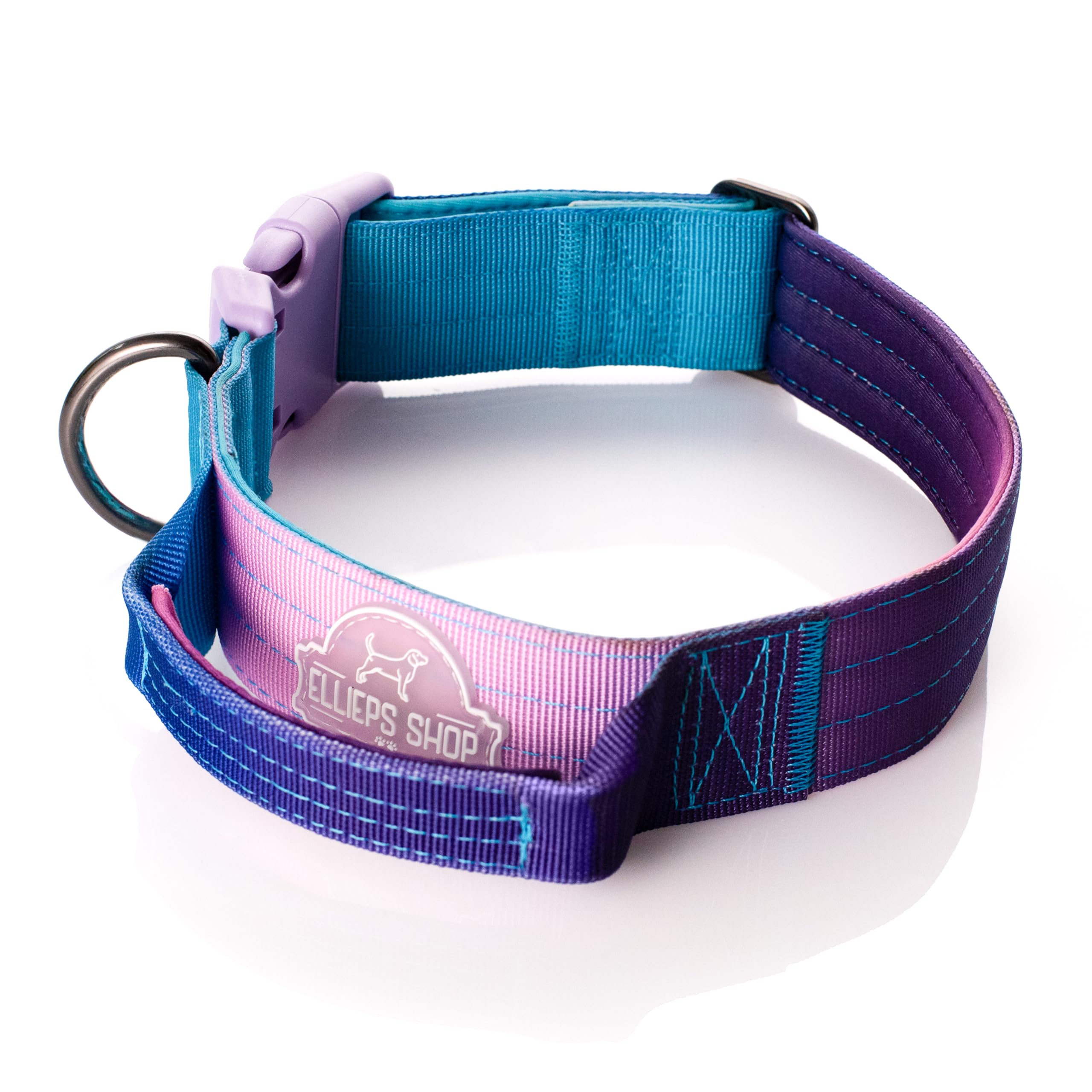 Ellieps Shop Tactical Dog Collar With Control Handle - Adjustable, Heavy Duty, Training And Walking For Medium And Large Breeds 