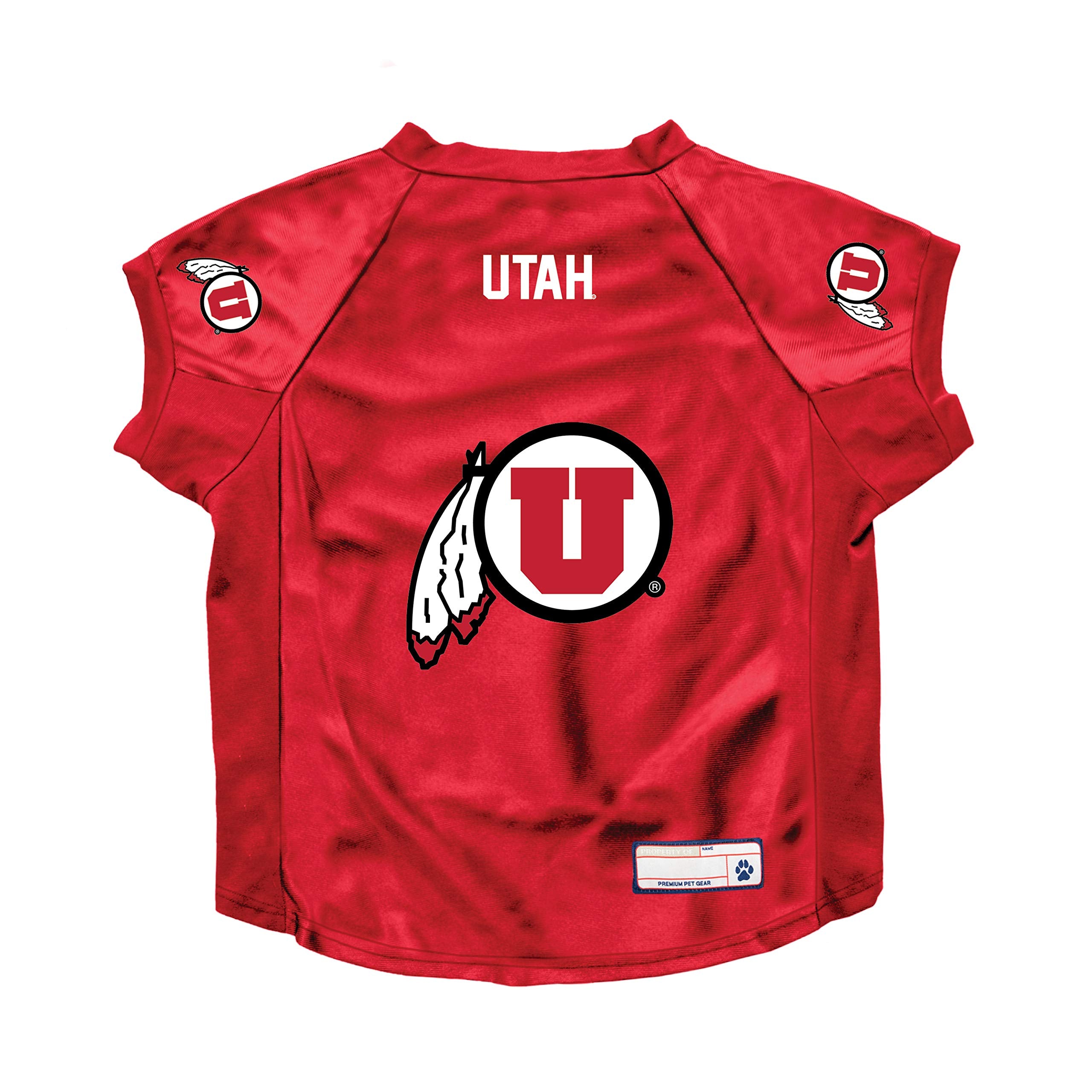 Utah Utes Pet Jersey Stretch Size Big Dog - Special Order