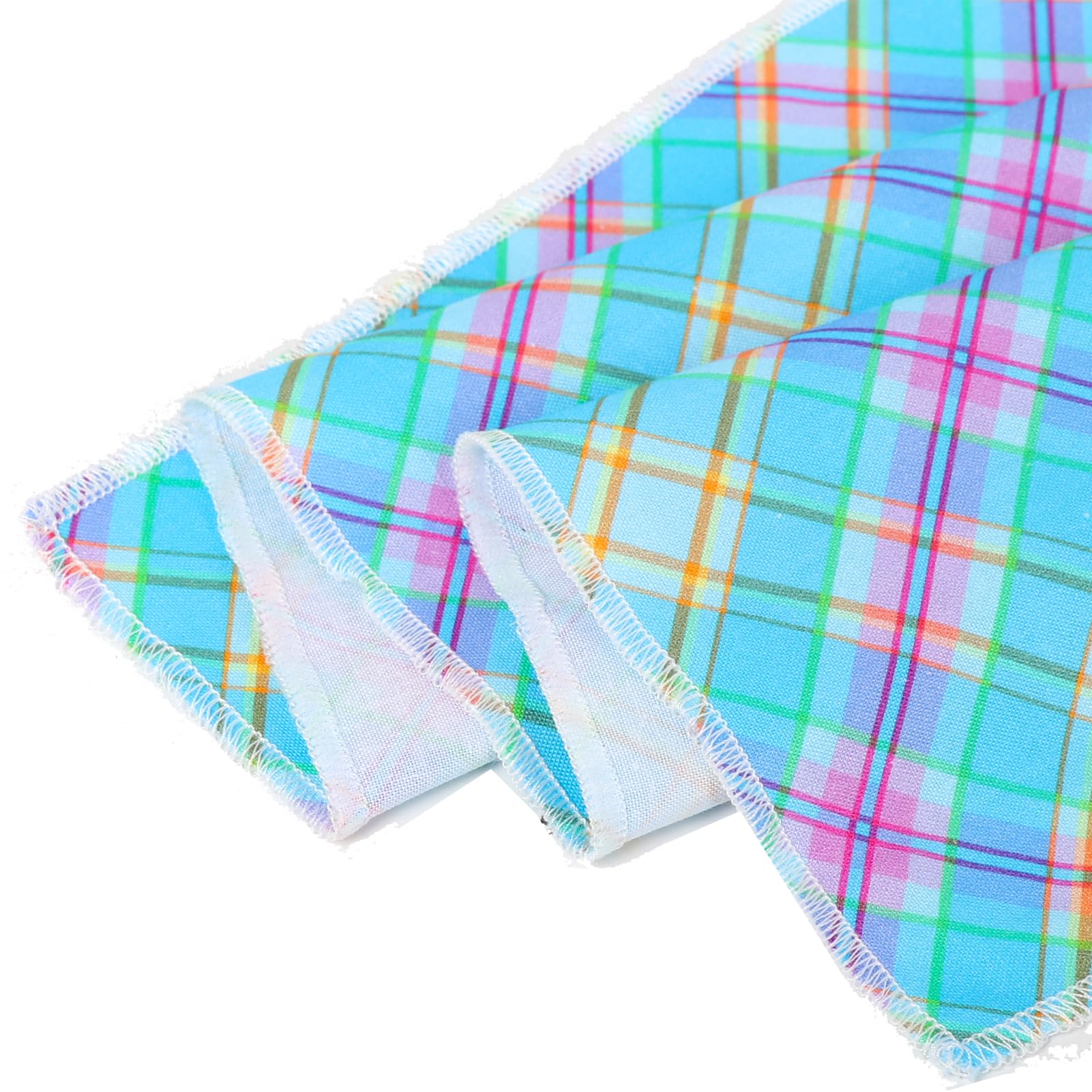 Mr. Chubbyface Blue Stripes Striped Dog Bandanas Reversible Triangle Bibs Scarf Accessories For Dogs Cats Pets S