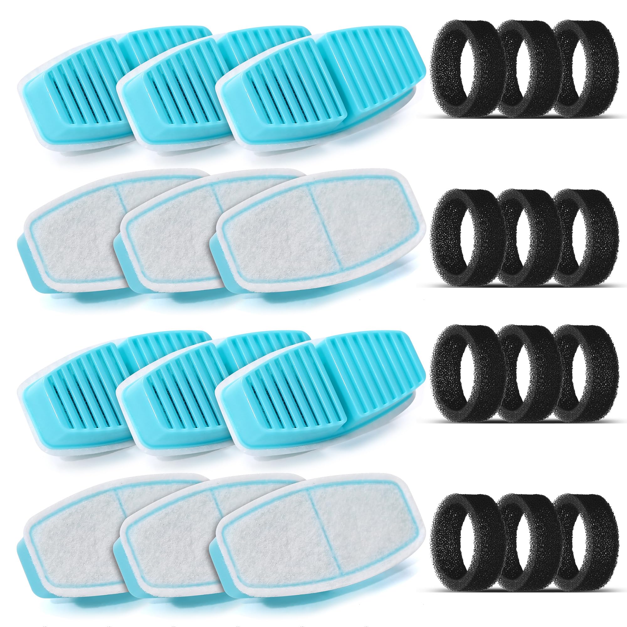 Cat Water Fountain Filters : Bemoony Pet Water Fountain Replacement Filter - 24 Packs Of Cat Fountain Filters (12 Carbon Filters