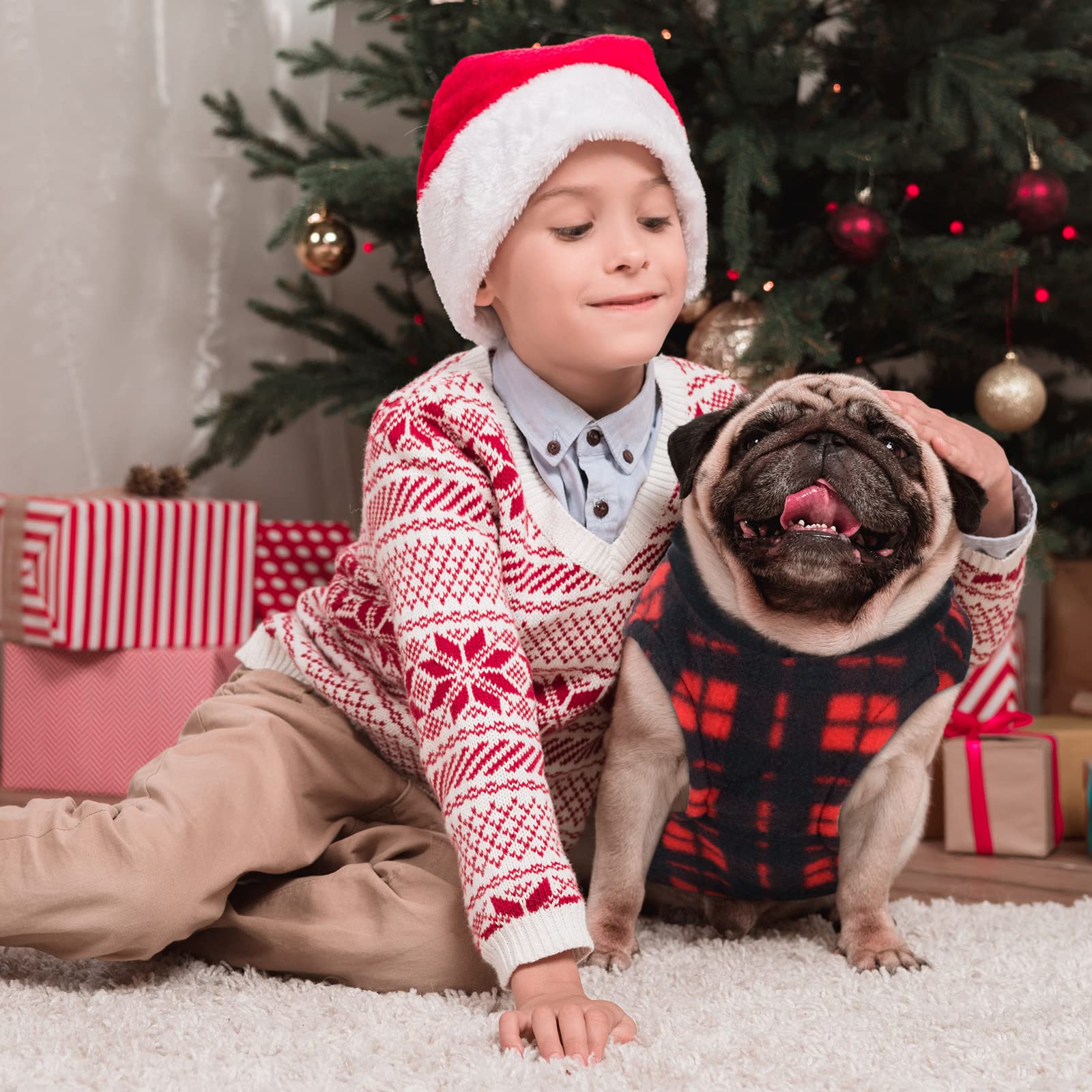 10 Pack Dog Sweaters For Small Dogs Fleece Small Dog Sweaters With Leash Ring Puppy Sweater Fleece Soft Dog Winter Cold Weather Indoor And Outdoor (Medium)