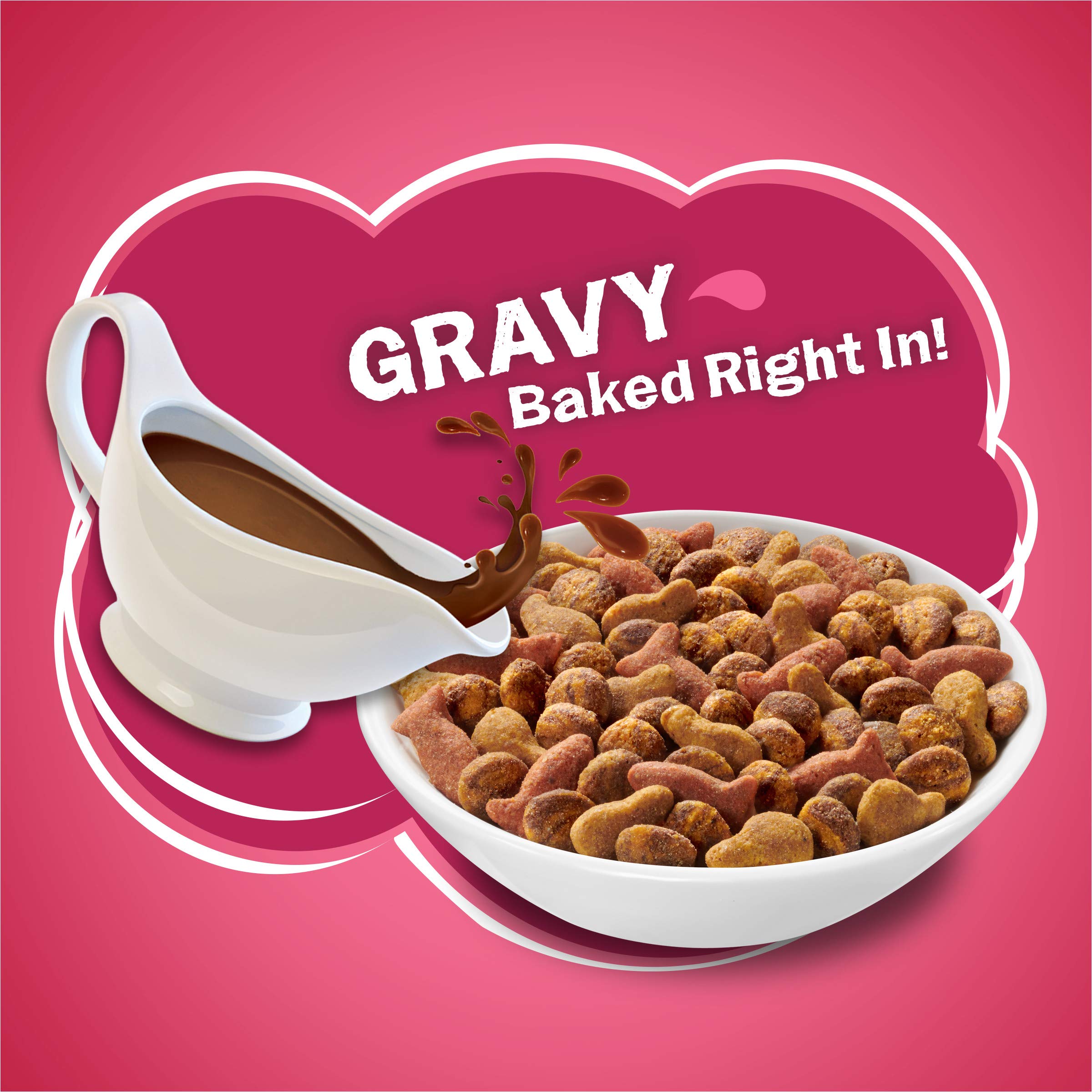 Purina Friskies Dry Cat Food, Gravy Swirlers - 6.3 lb. Bag