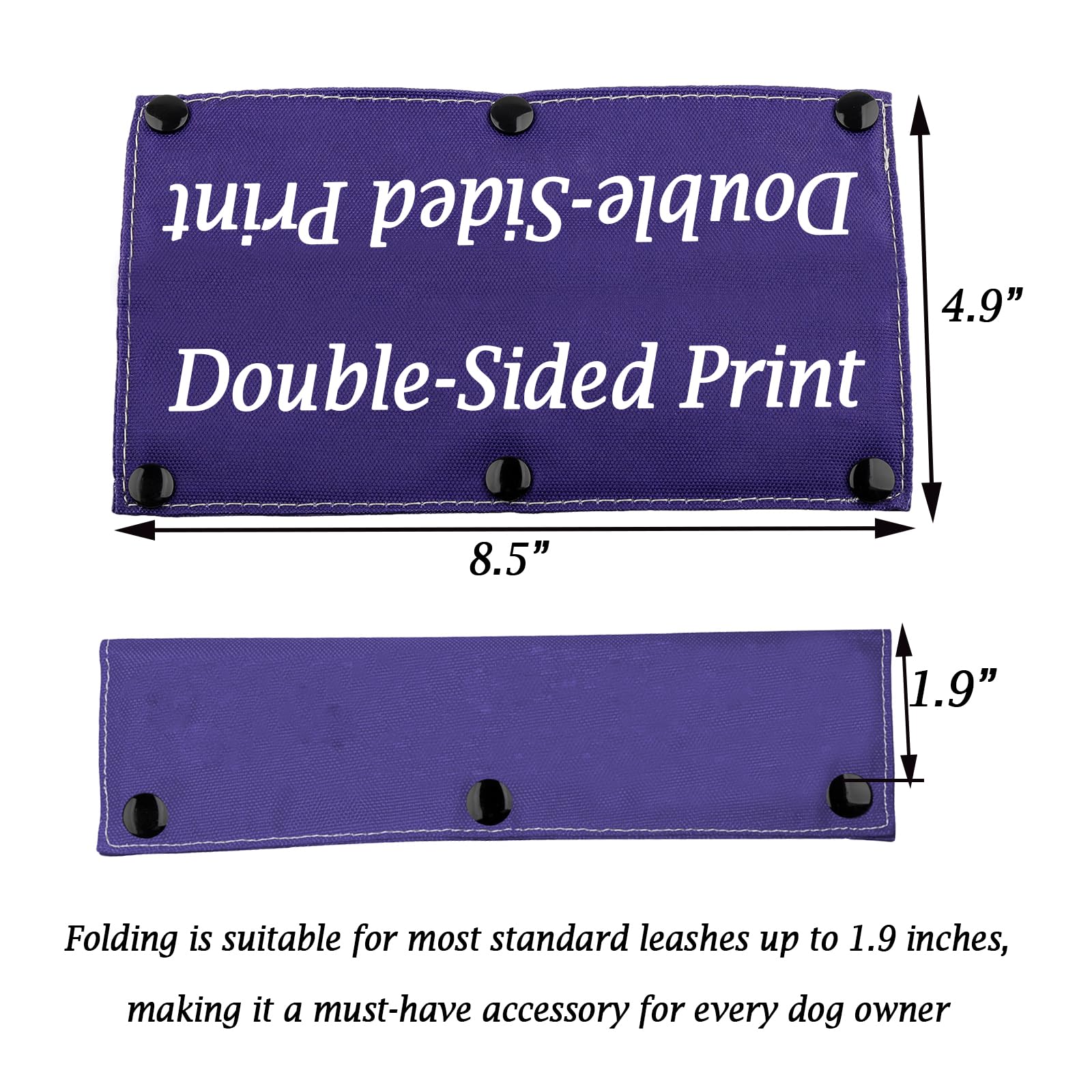 Blind Awareness Dog Leash Wrap Blind Dog Leash Sleeve Social Distancing Dog Patch (Blind Dog)
