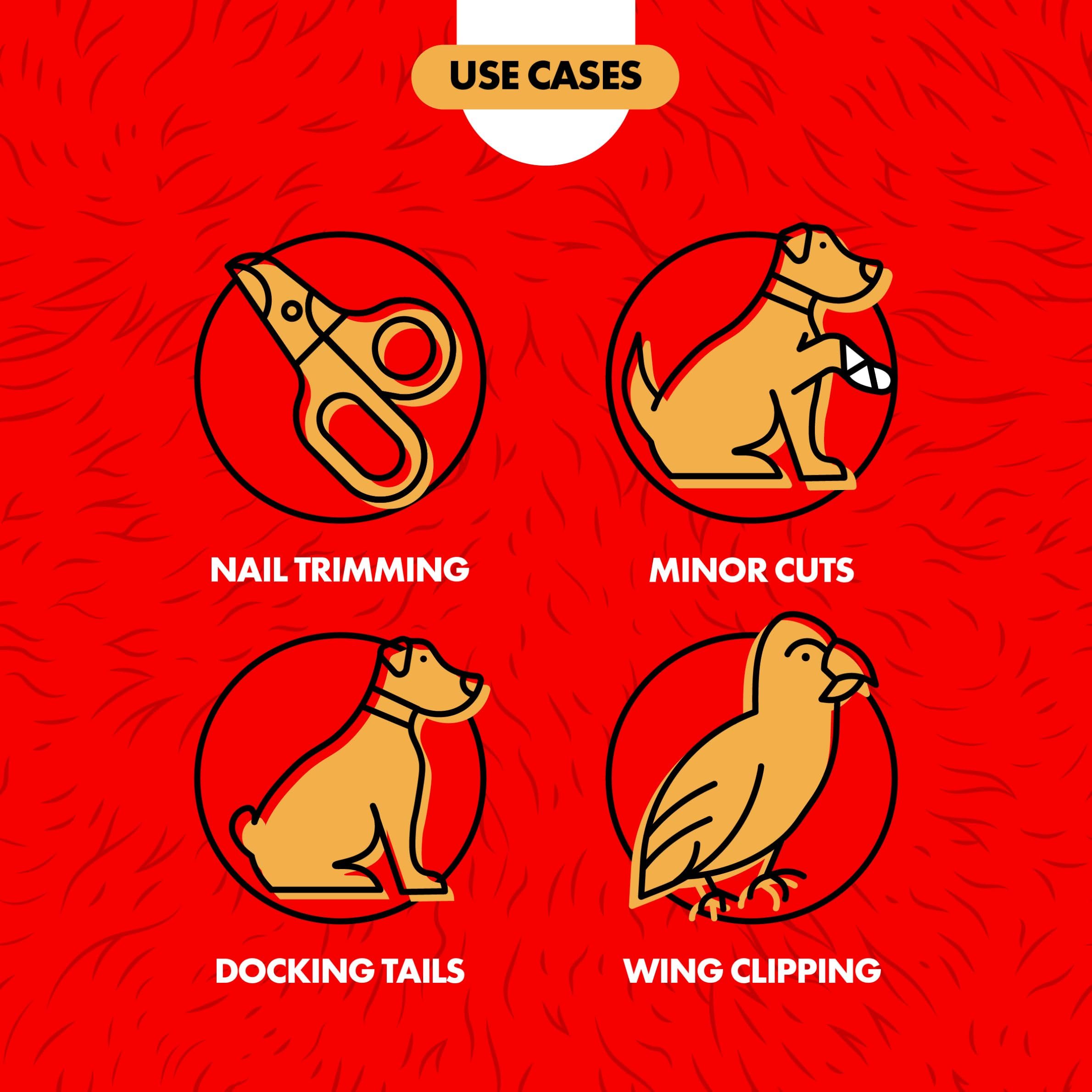 Miracle Care Kwik Stop Styptic Powder For Dogs, Cats And Birds, 1.5 Ounce, Fast-Acting Blood Stop Powder With Pain Relieving Ben