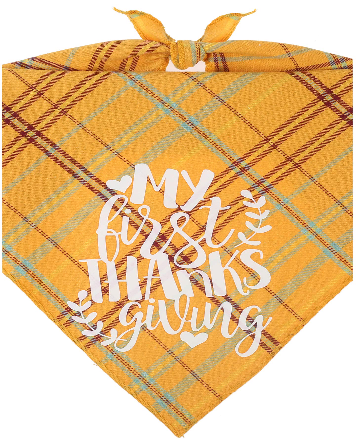 Pawskido First Thanksgiving Dog Bandana