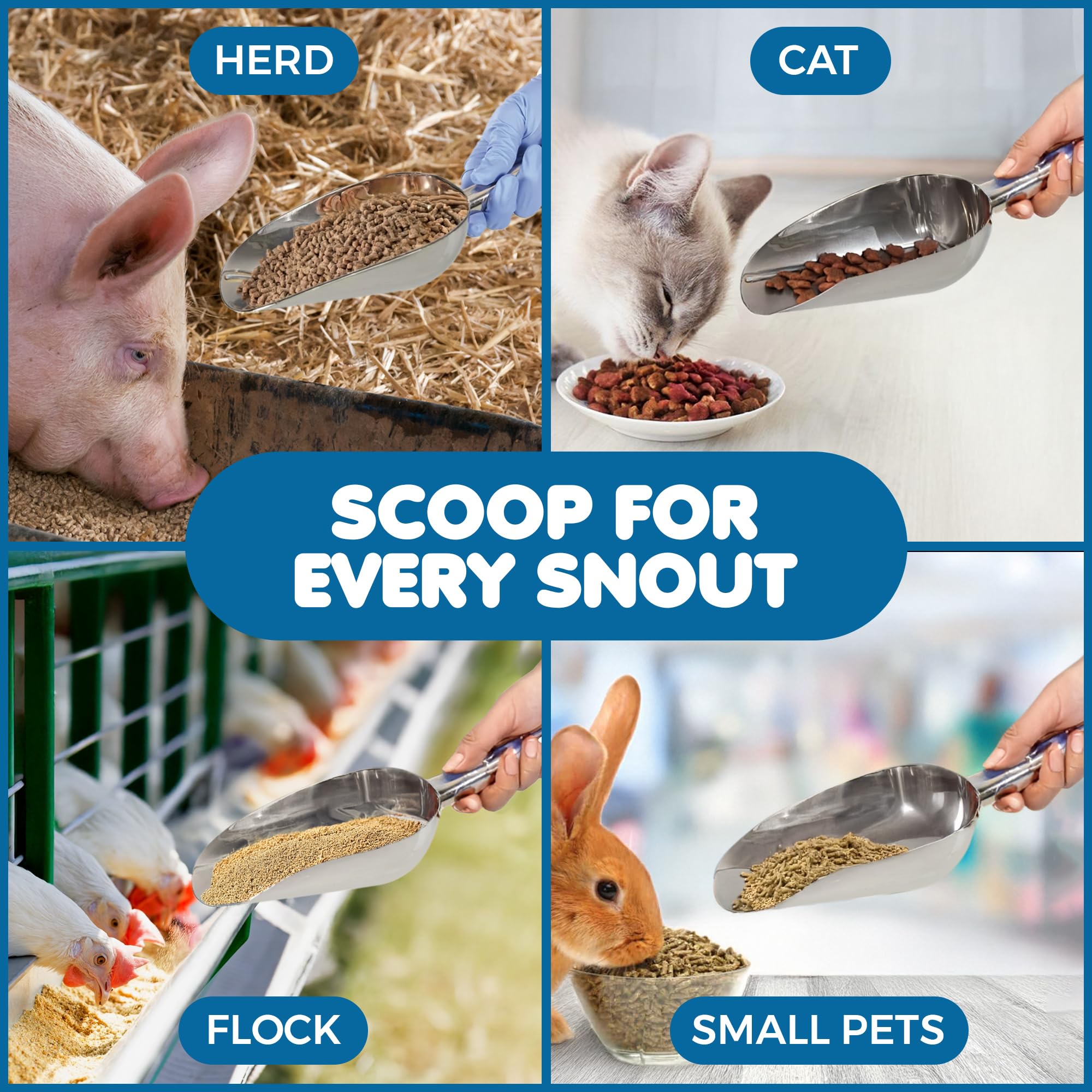 Sungrow Large Cat Litter Scoop, Life Transforming Cat Scooper, Reduces Hand Fatigue, Saves Clear Litter, Makes Scooping Faster A