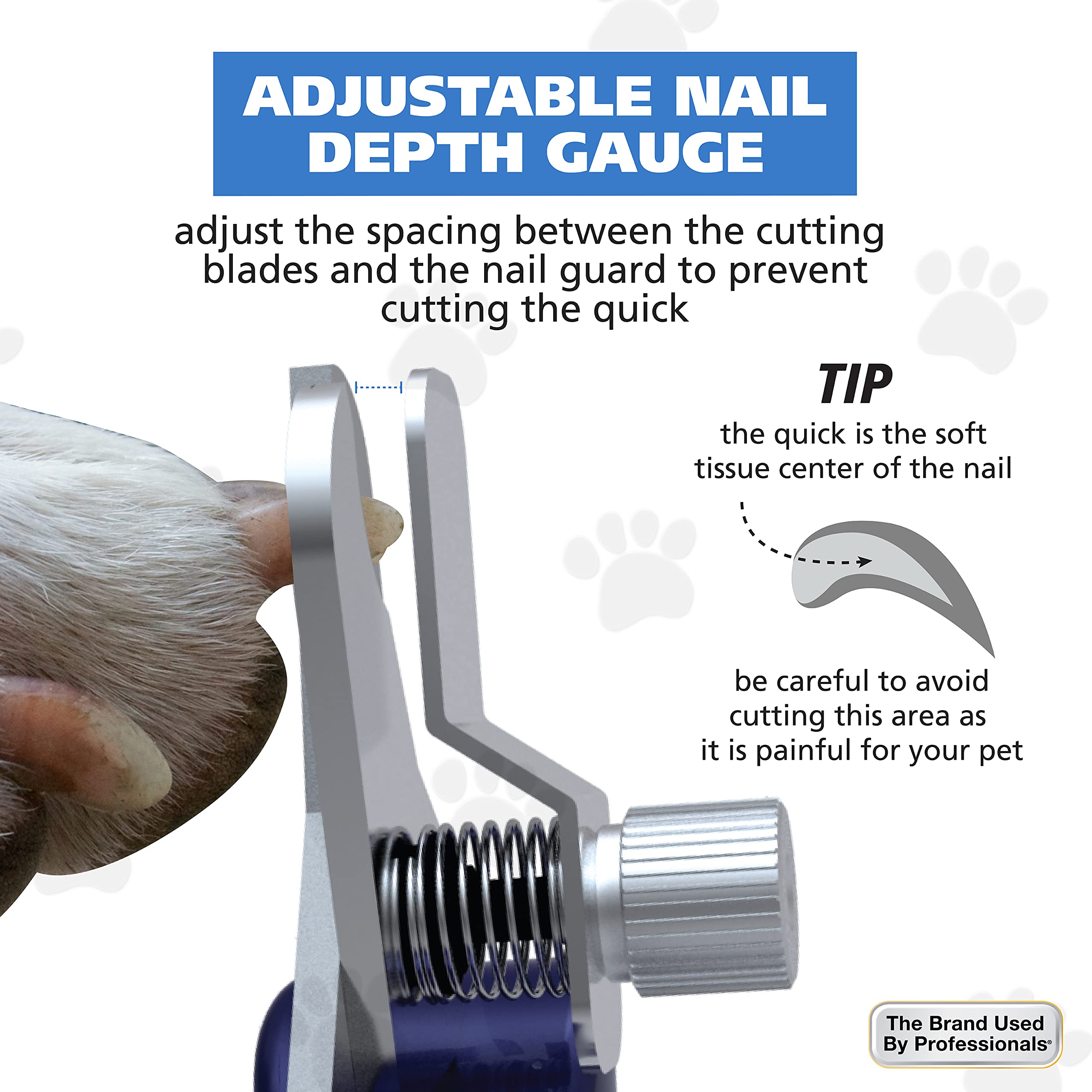 Wahl Ez-Nail Rotary Filer & Nail Clipper For Dogs, Cats, & House Pets - Model 5960-300 Blue