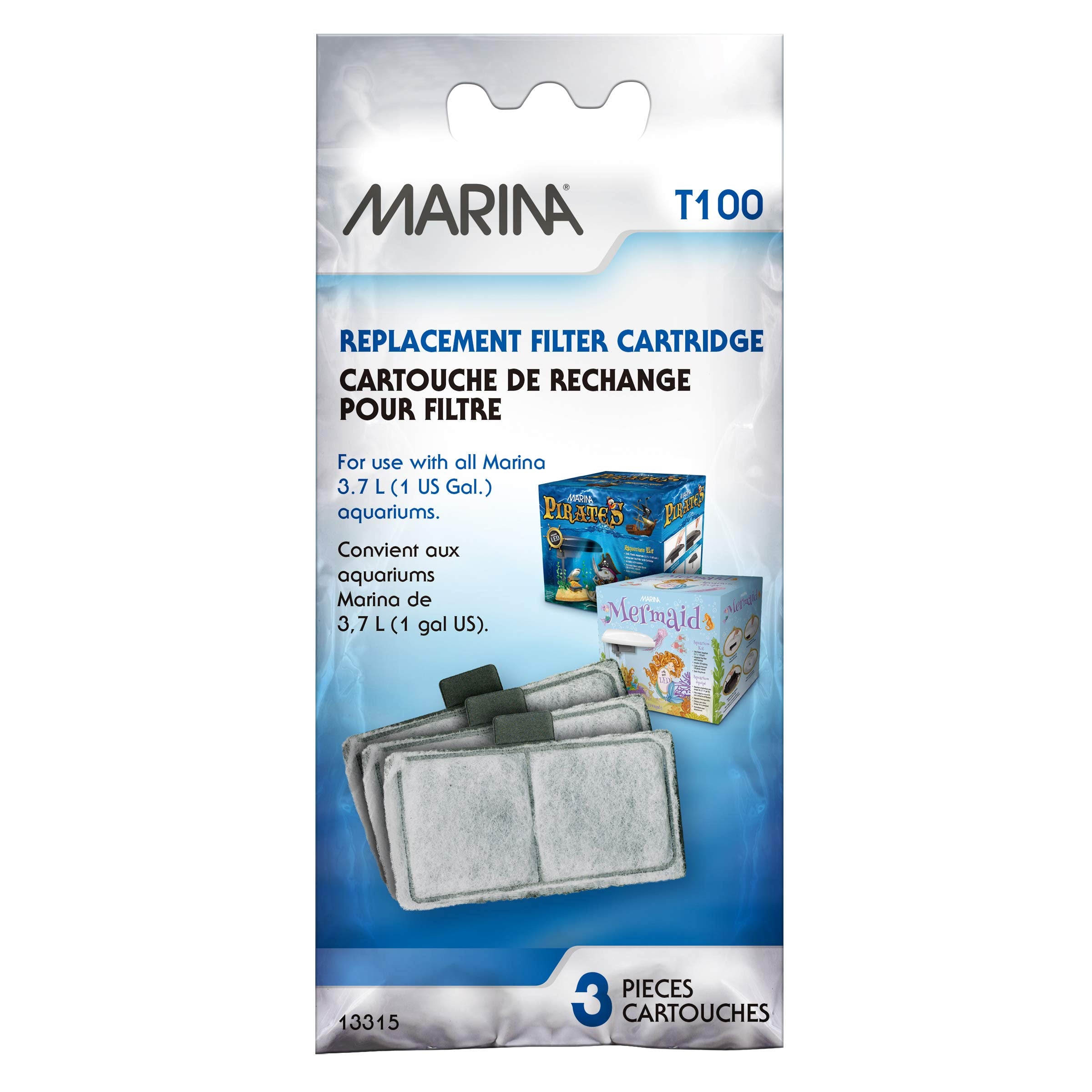 Marina T100 Top Replacement Filter Cartridge, 3-Pack