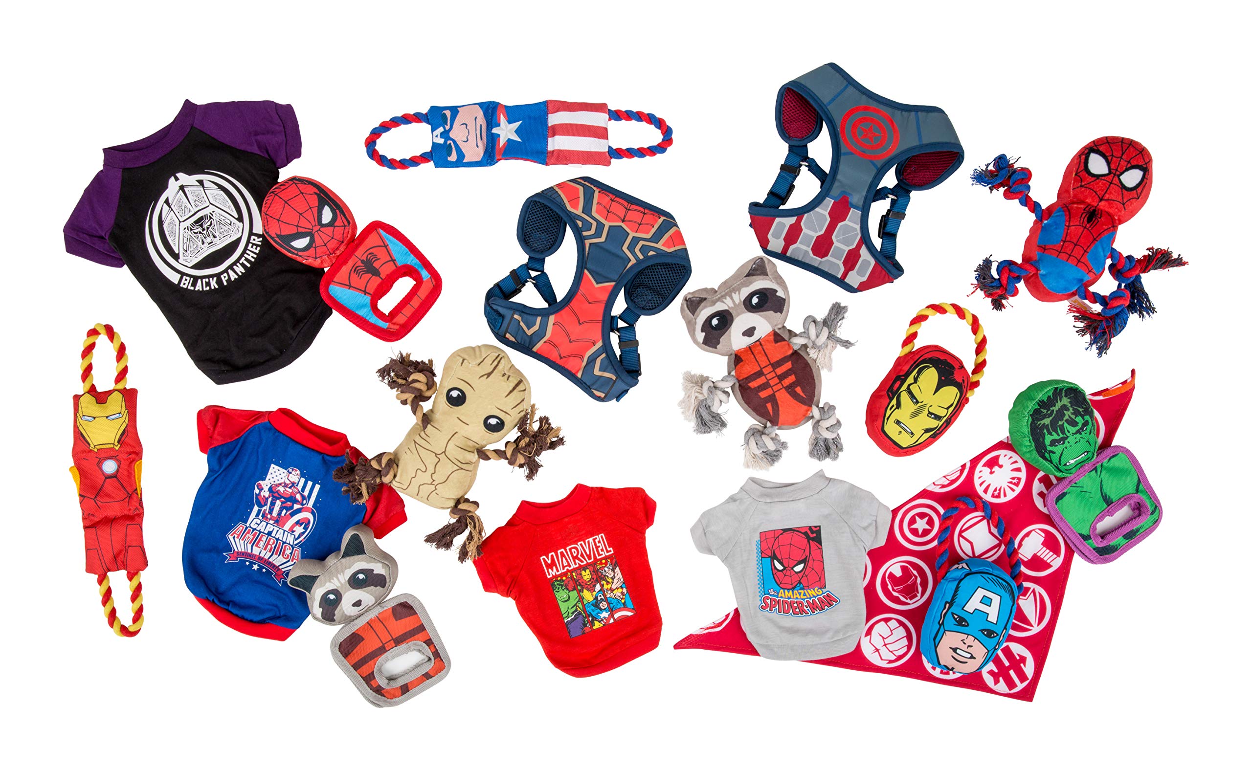 Marvel Comics For Pets Iron Man Rope Pull Toy For Dogs | Super Hero Toys For All Dogs And Puppies | Cute, Fun, And Adorable Dog Toys, Officially Licensed By Marvel Comics For Pets