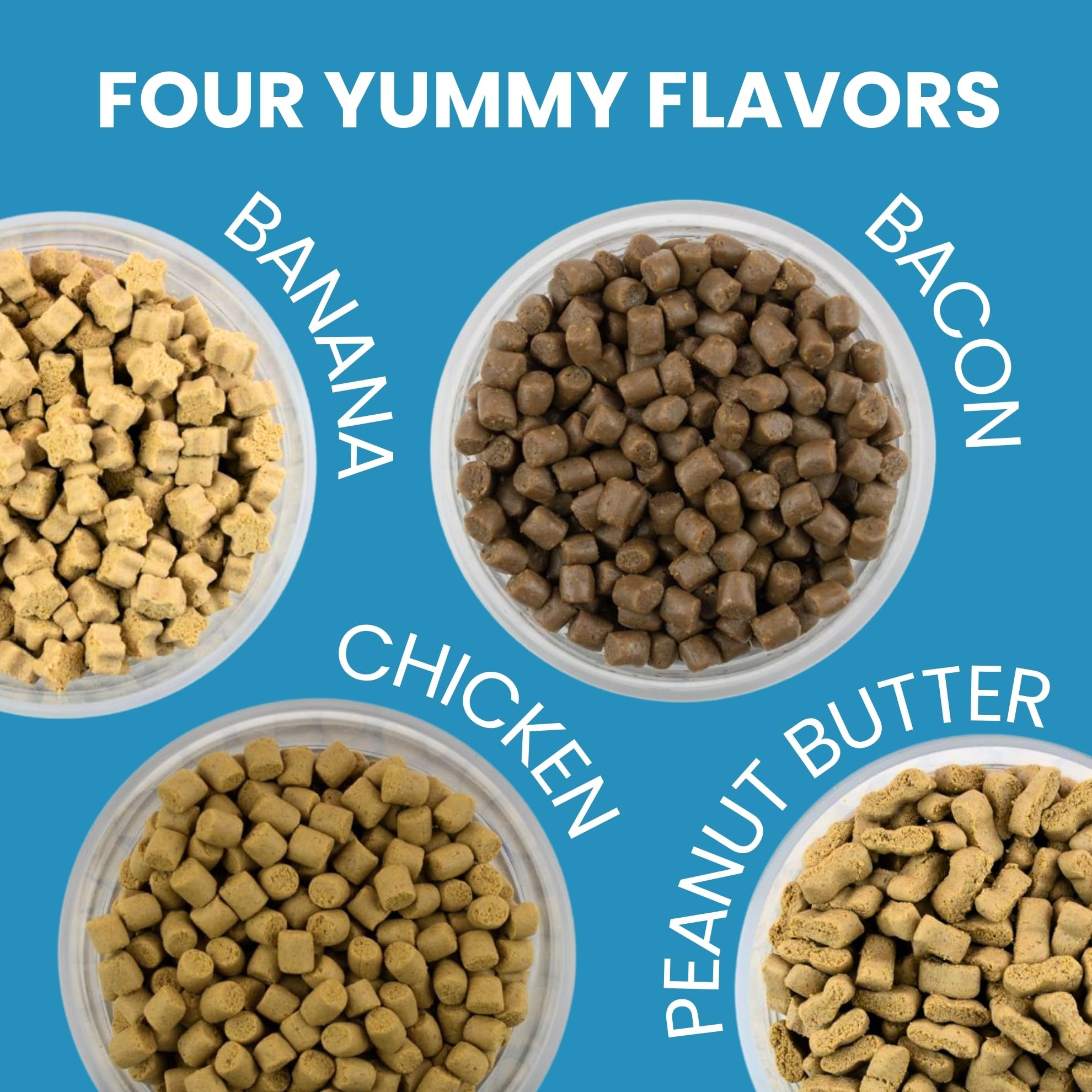 Marshall Pet Products Bandits Ferret Treats Variety Pack - Includes Banana, Chicken, Bacon, Peanut Butter Flavors (3oz Each) Plu