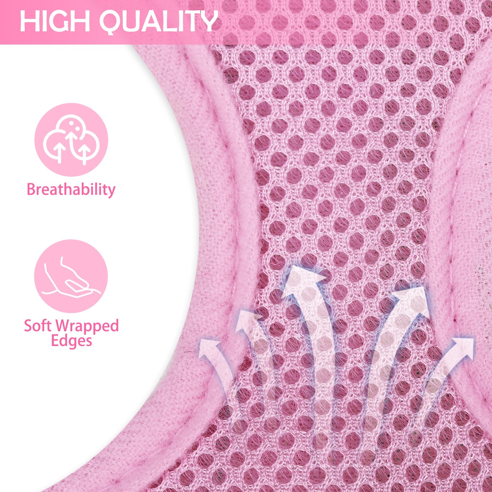 Scenereal Puppy Harness And Leash Set - Soft Mesh No Pull Vest Small Dog Padded Harness For Puppies & Cats