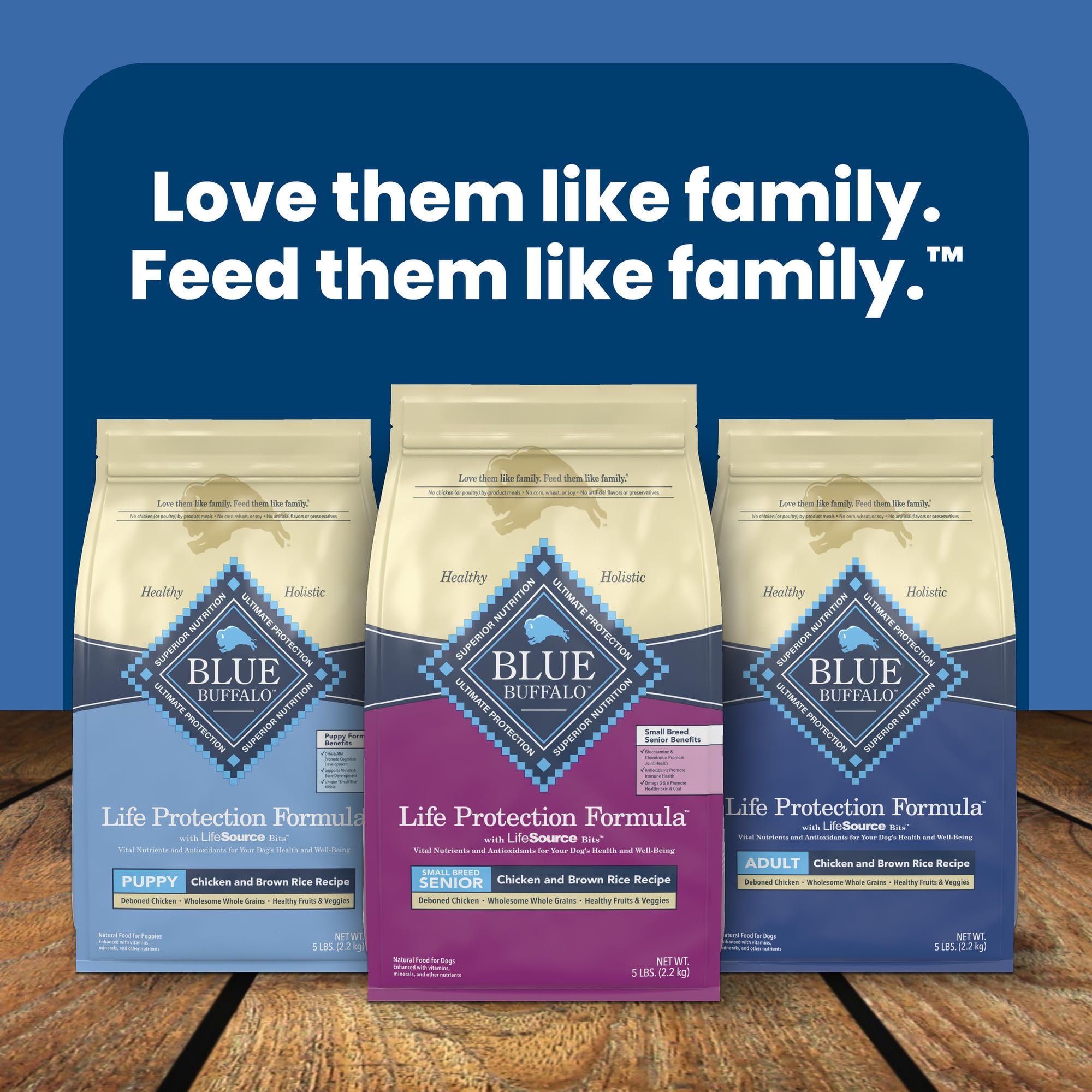 Blue Buffalo Life Protection Formula Small Breed Senior Dry Dog Food, Supports Joint Health and Immunity, Made with Natural Ingr
