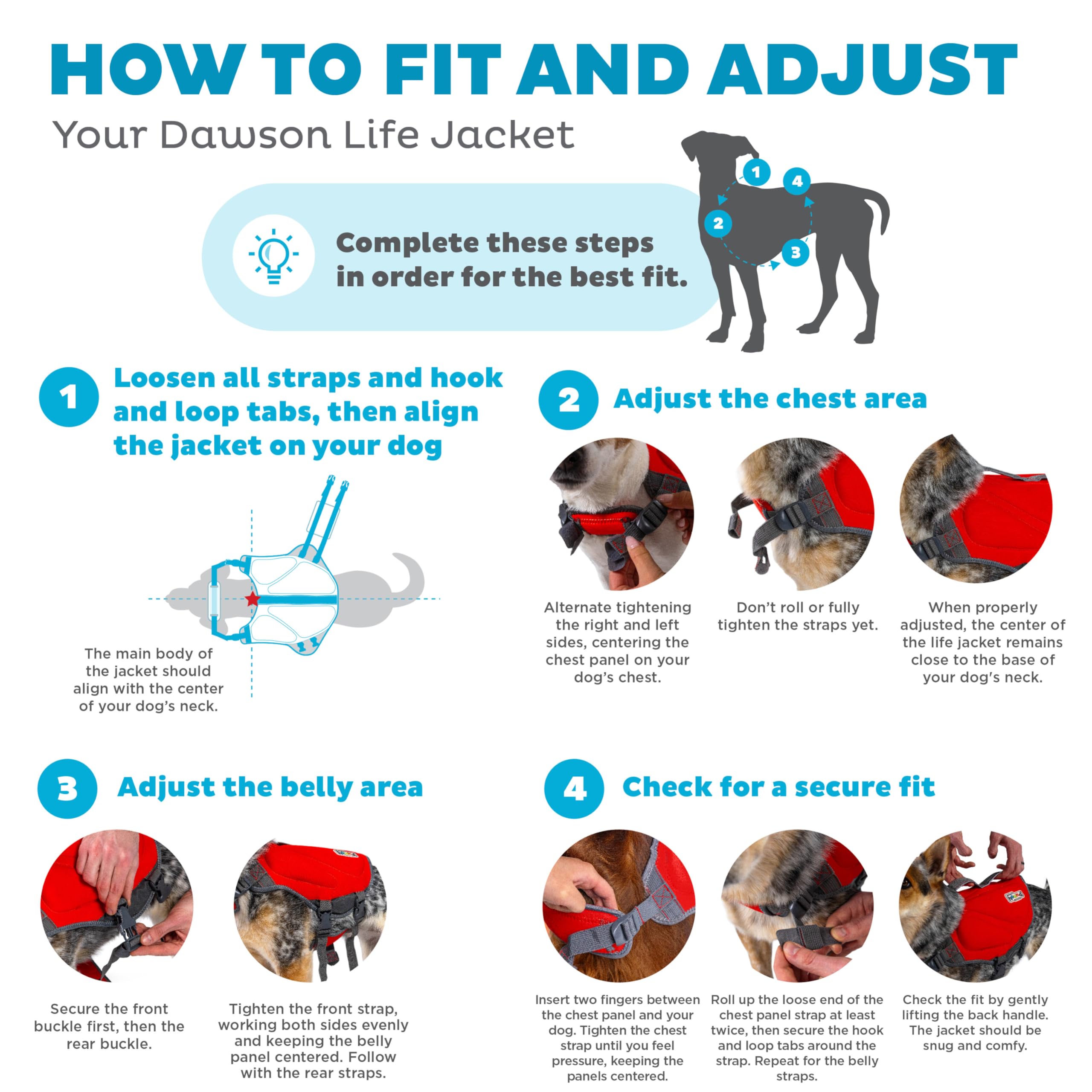 Outward Hound Dawson Swim Red Dog Life Jacket, Xs