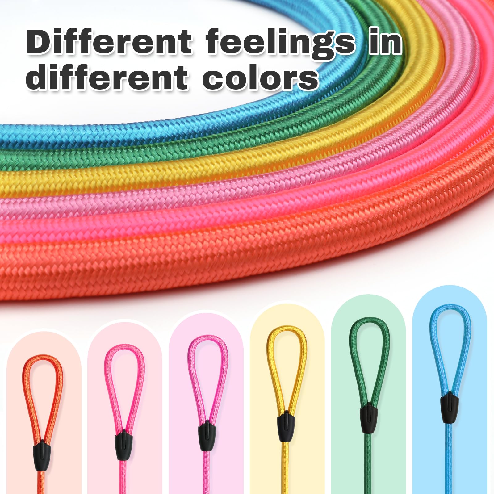 Fovrlzse 6 - Piece Set! Premium No - Pull Slip Lead Dog Leashes - 5Ft Heavy - Duty Rope For Small & Medium Dogs In A Vibrant 6 -